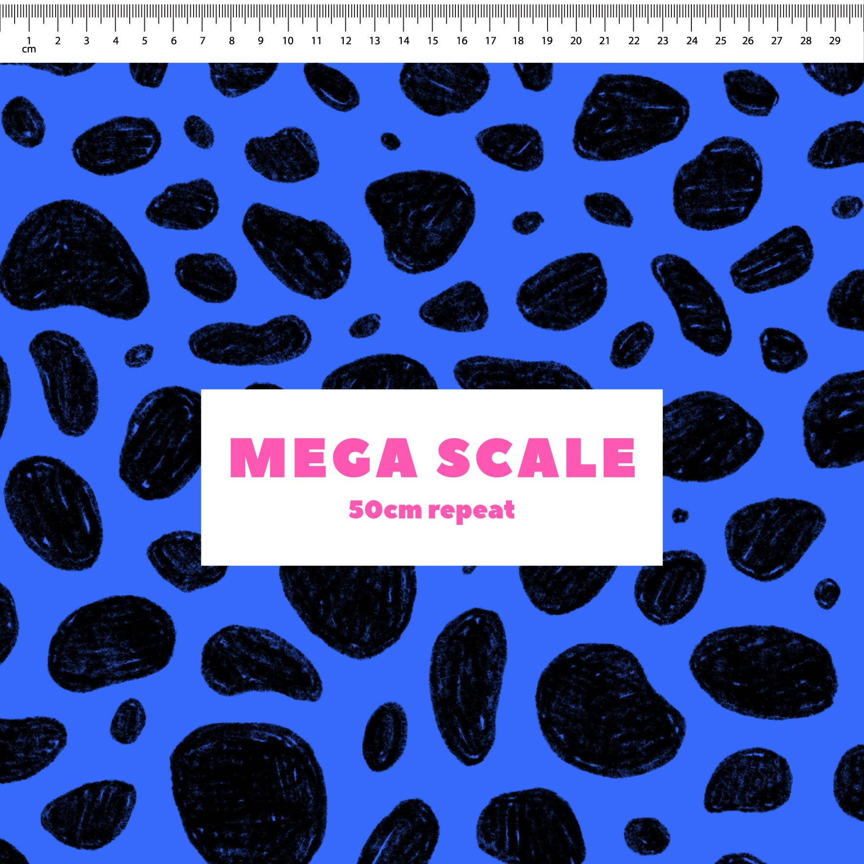 Preorder: Rock Pool (Black on Blue)