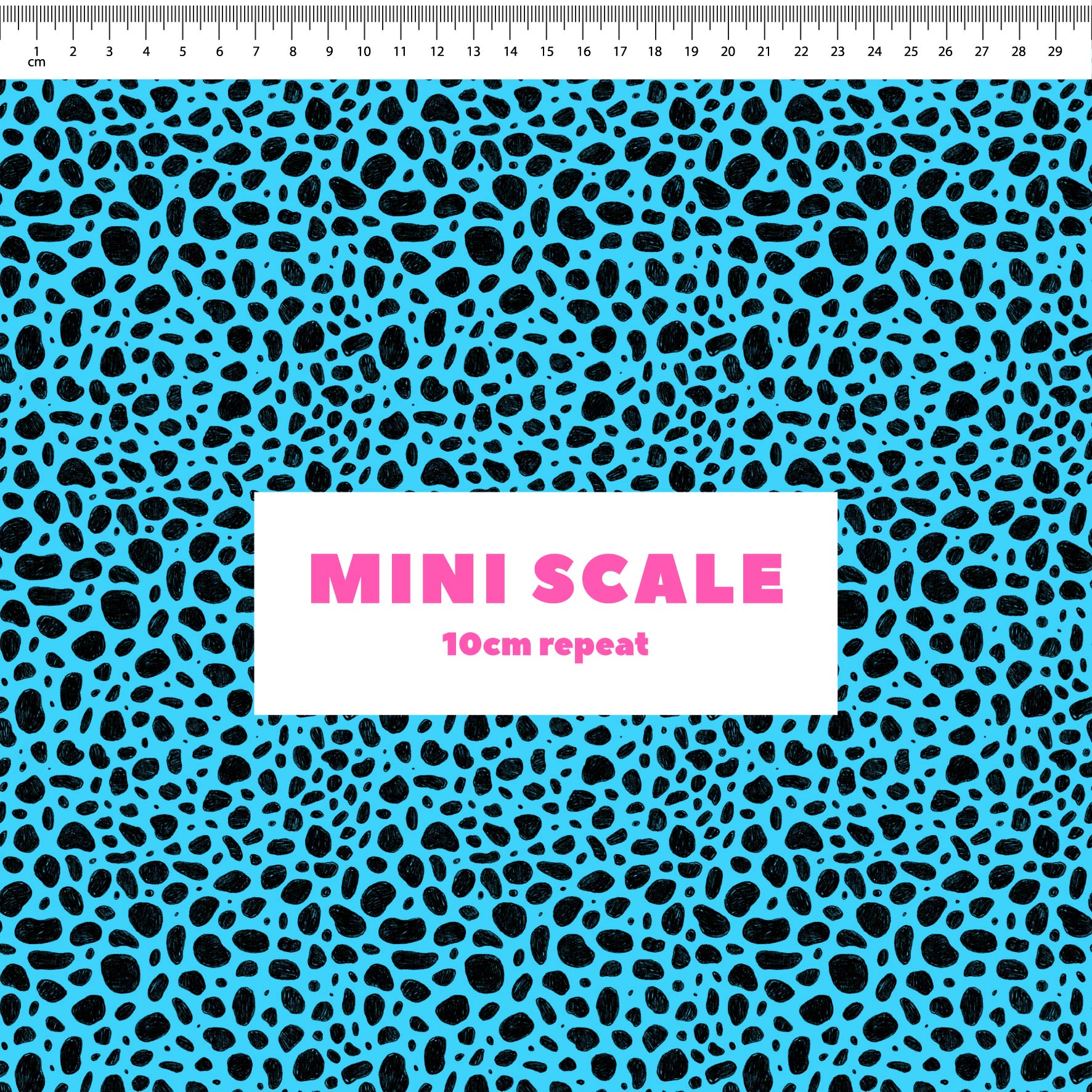 Preorder: Rock Pool (Black on Light Blue)