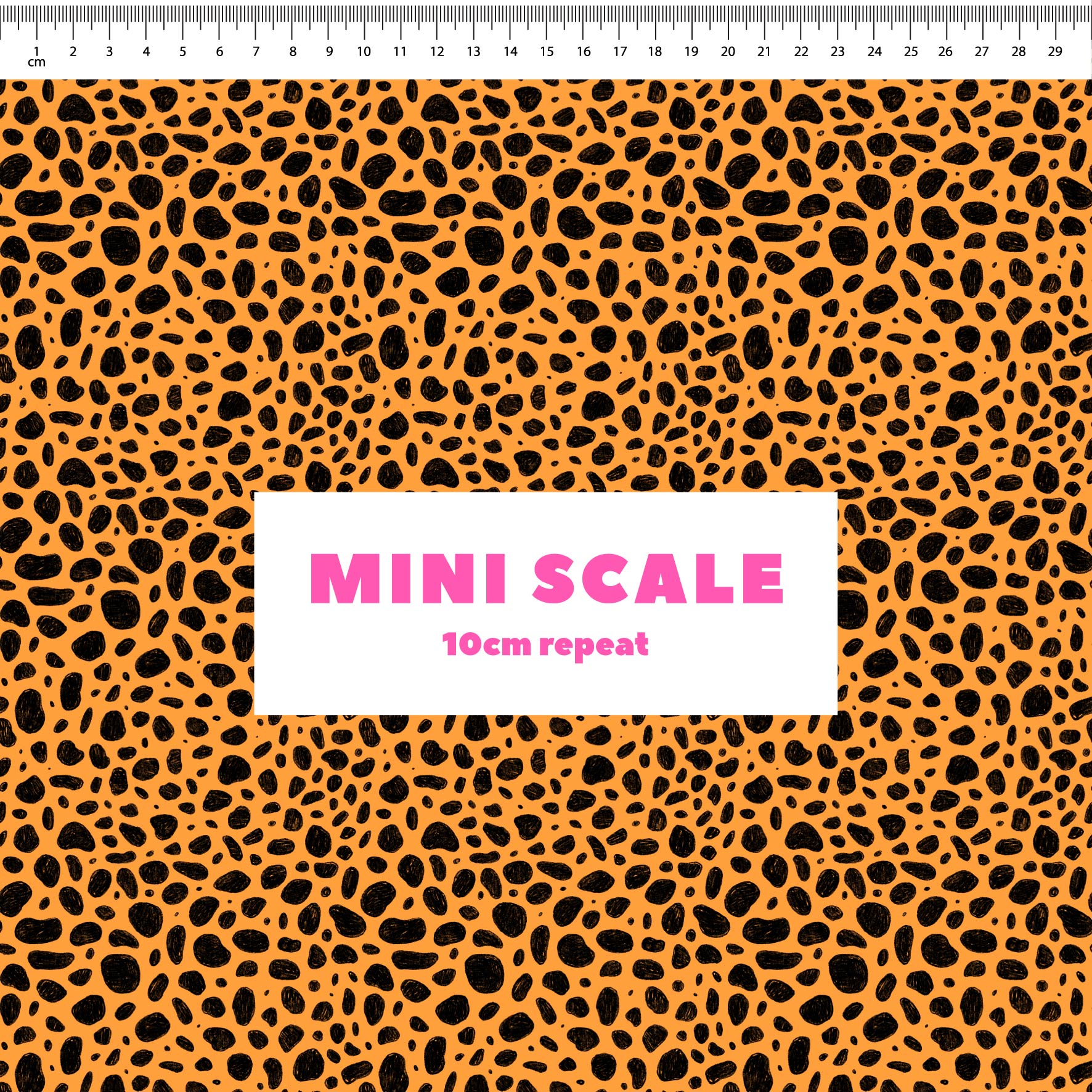 Preorder: Rock Pool (Black on Orange)