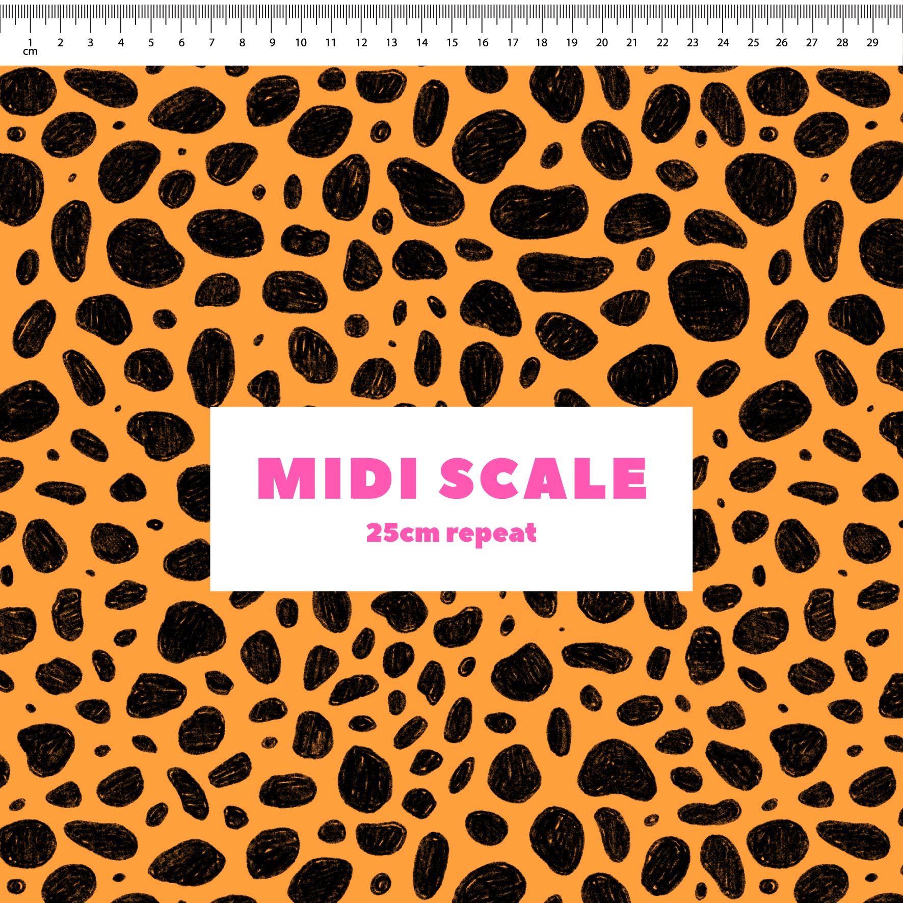 Preorder: Rock Pool (Black on Orange)