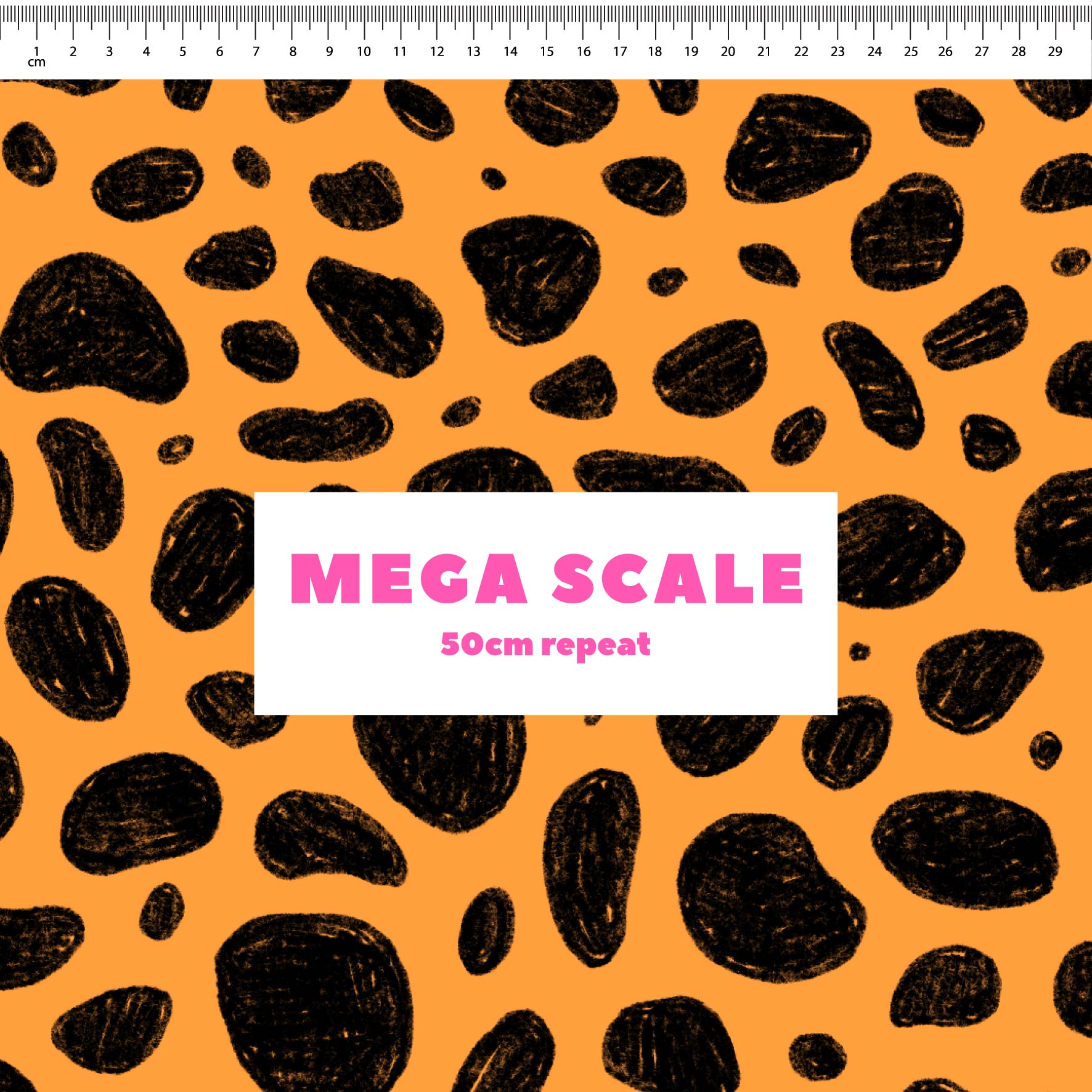 Preorder: Rock Pool (Black on Orange)