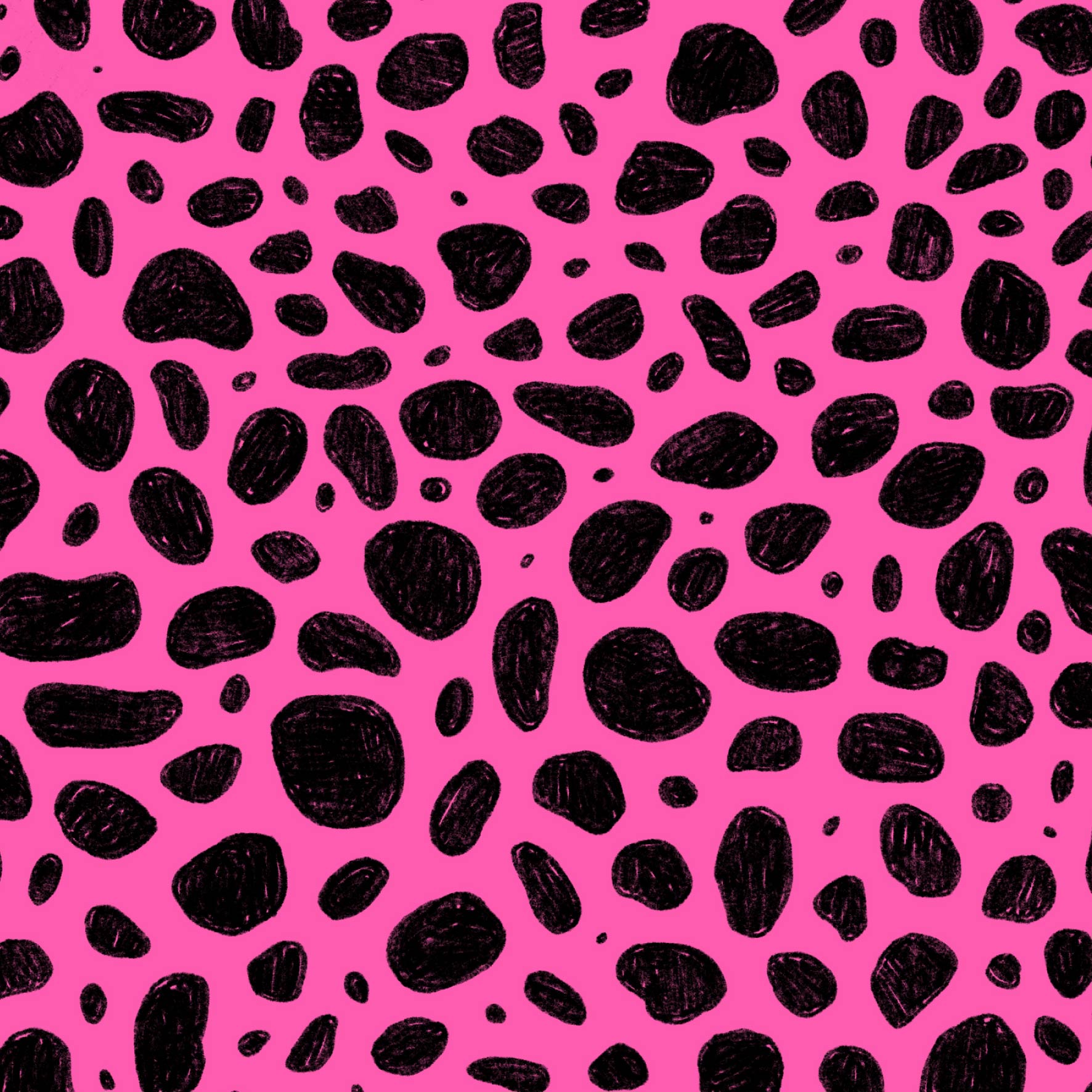 Preorder: Rock Pool (Black on Pink)