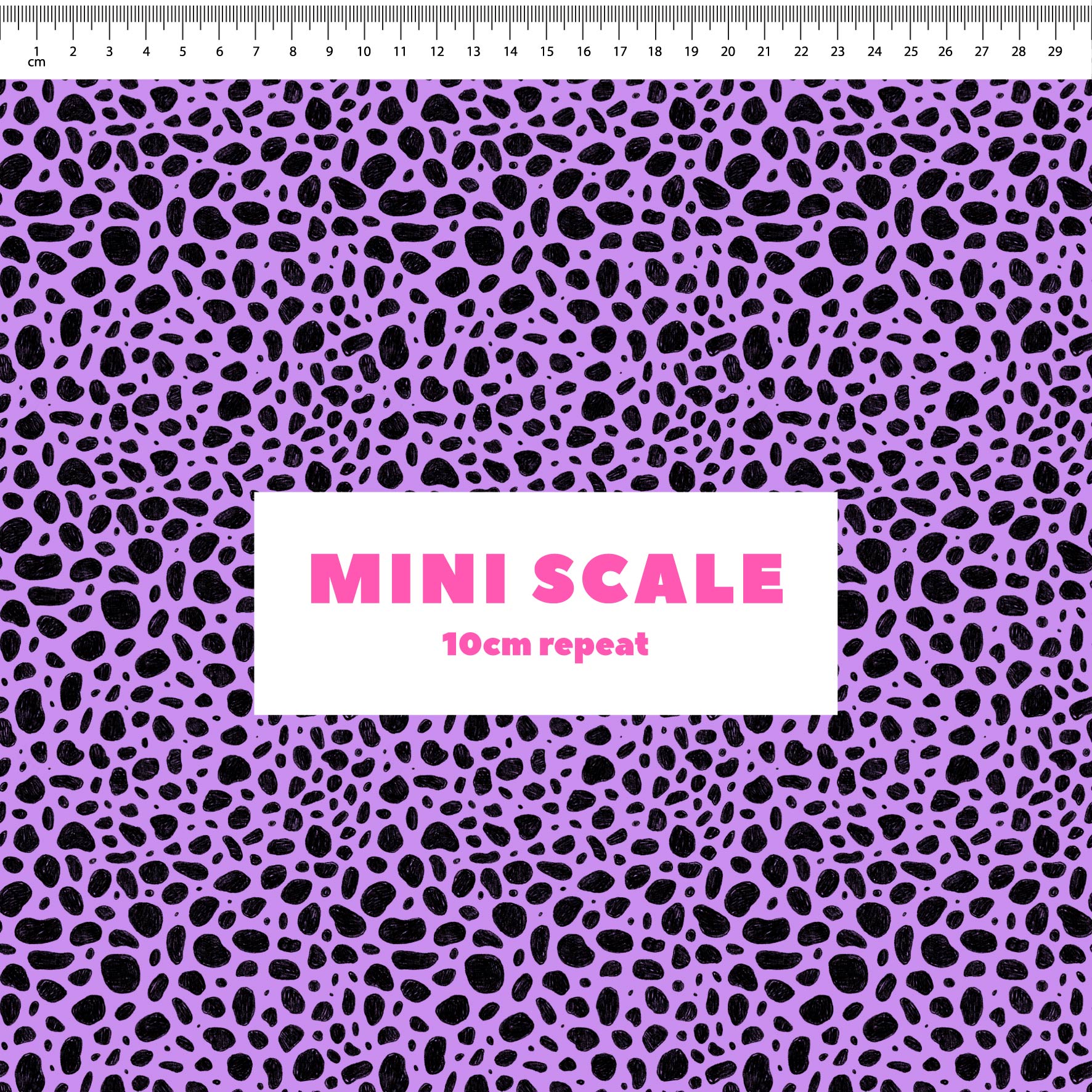 Preorder: Rock Pool (Black on Purple)