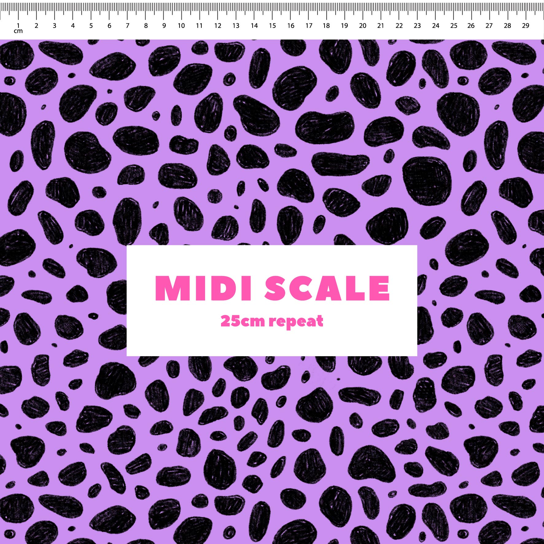 Preorder: Rock Pool (Black on Purple)