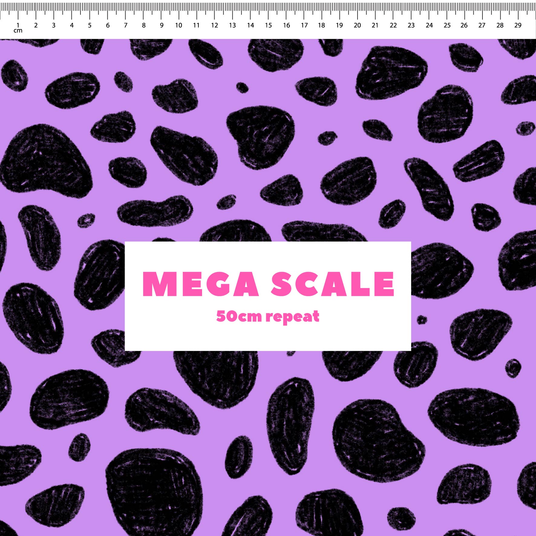 Preorder: Rock Pool (Black on Purple)