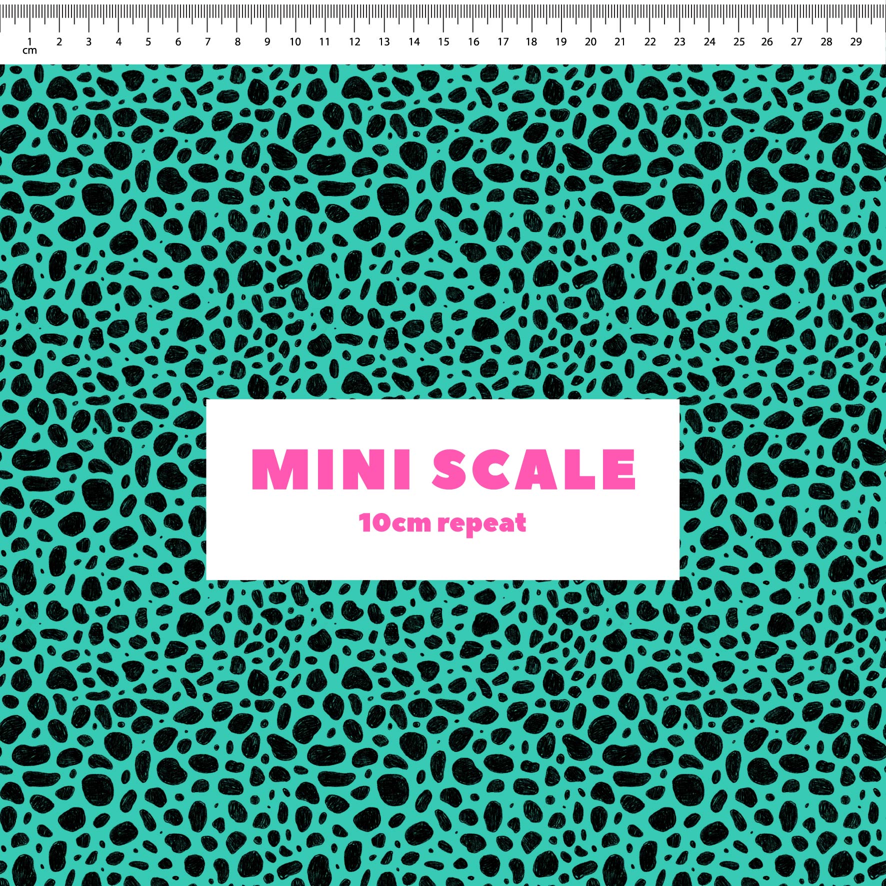 Preorder: Rock Pool (Black on Teal)