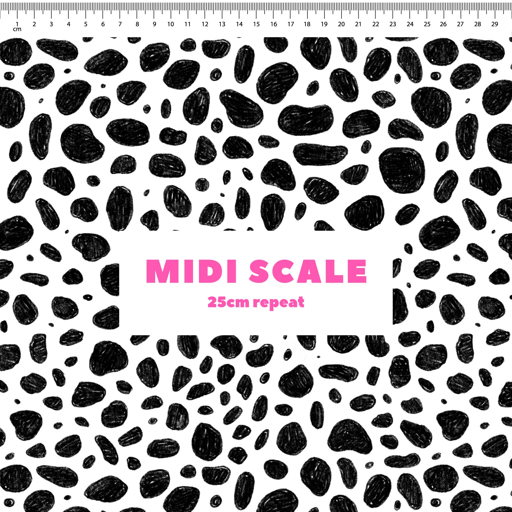 Preorder: Rock Pool (Black on White)