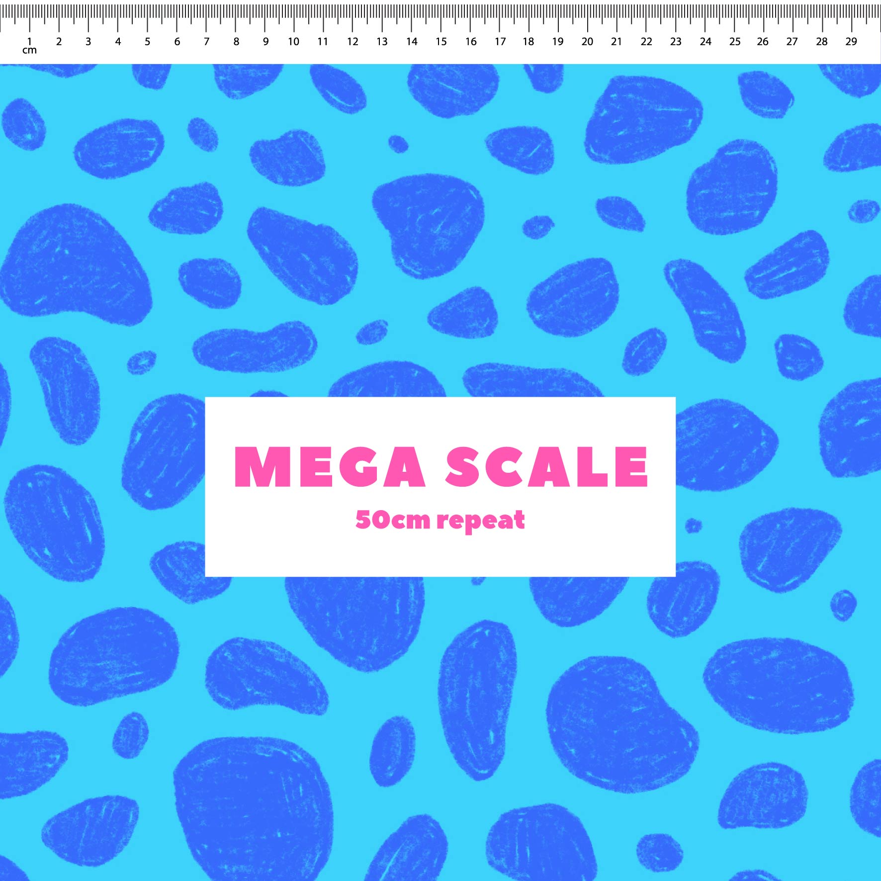 Preorder: Rock Pool (Blue on Light Blue)