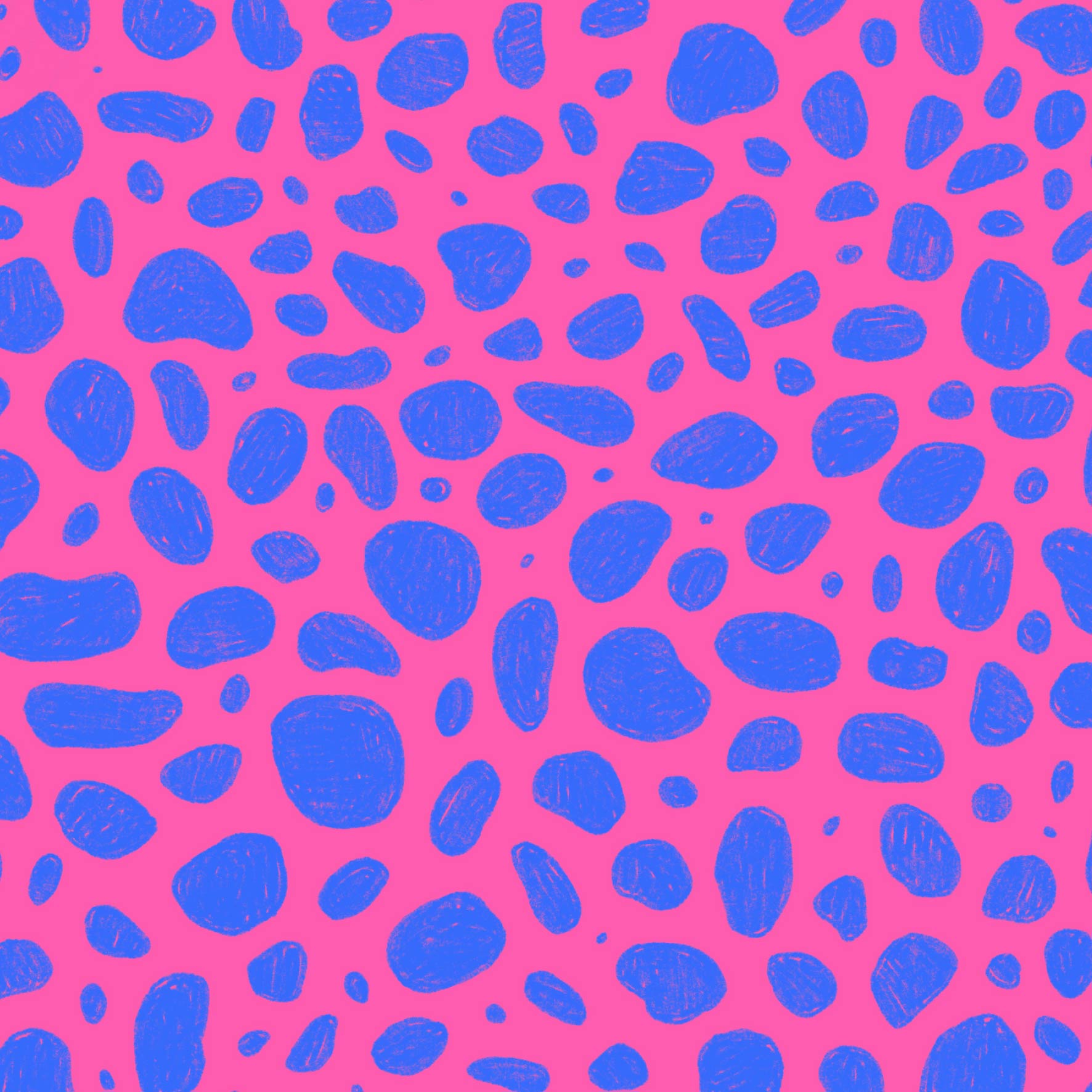 Preorder: Rock Pool (Blue on Pink)