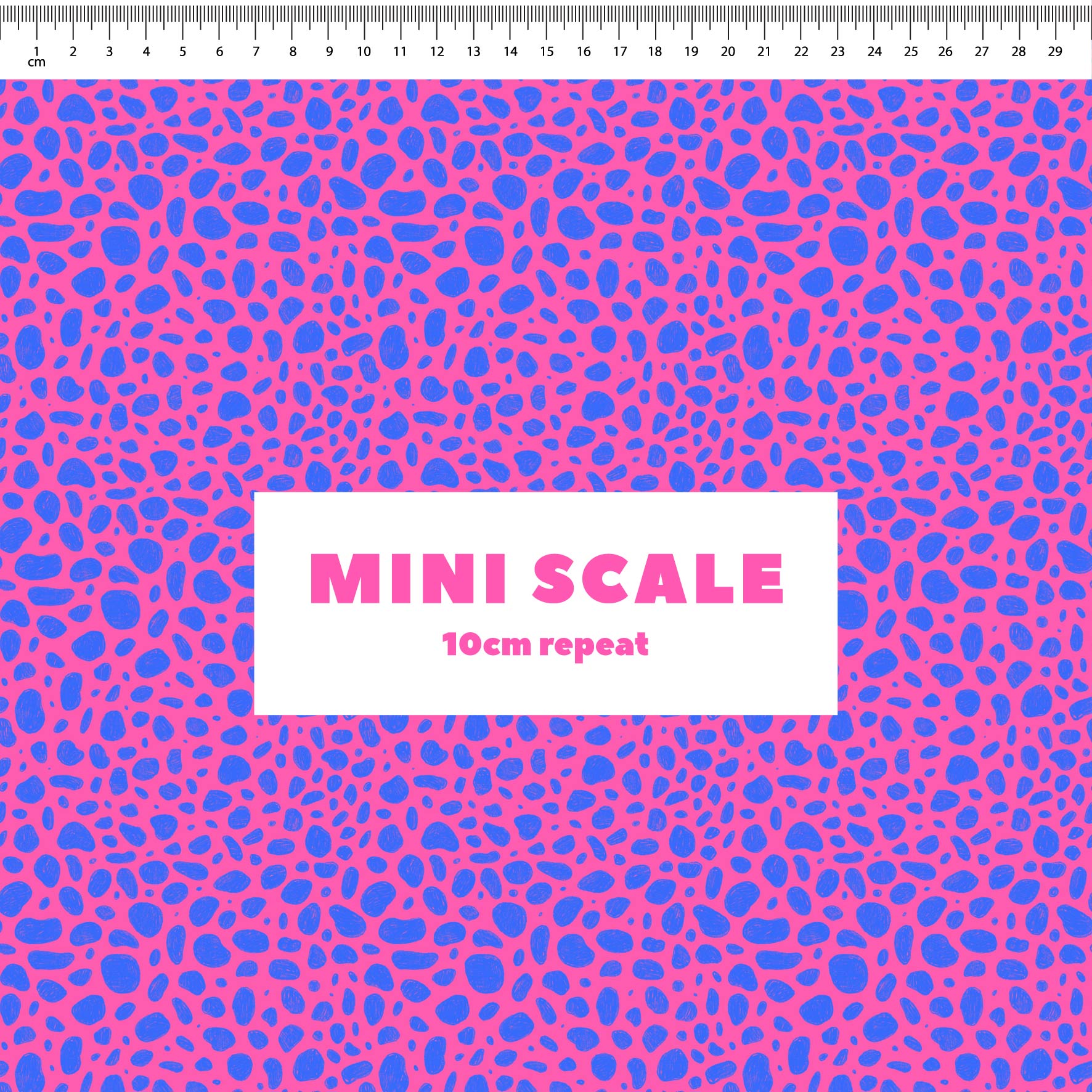 Preorder: Rock Pool (Blue on Pink)