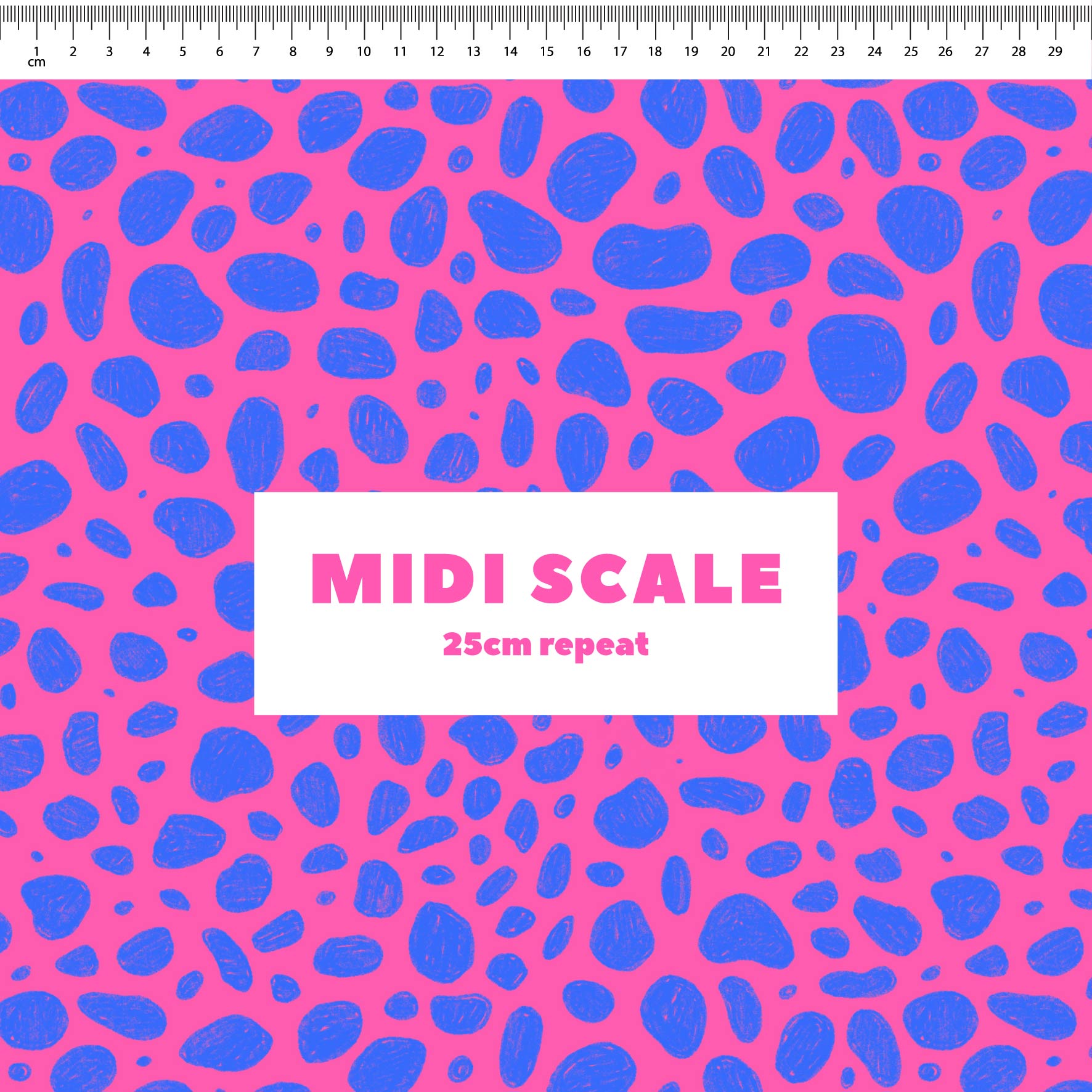 Preorder: Rock Pool (Blue on Pink)