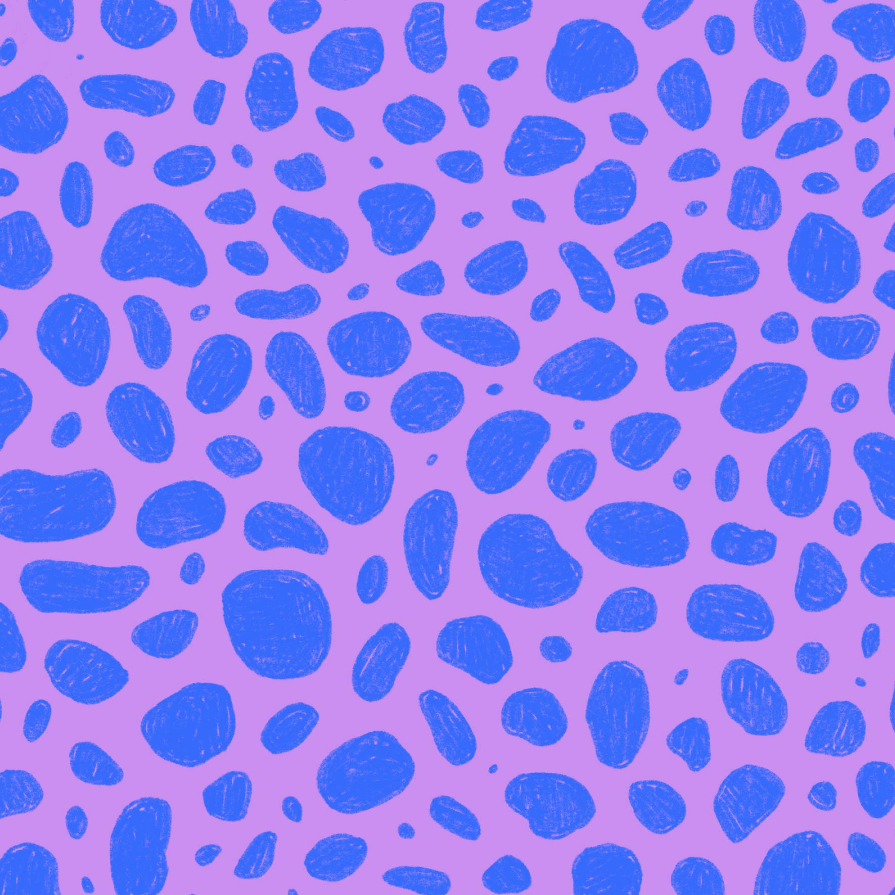 Preorder: Rock Pool (Blue on Purple)