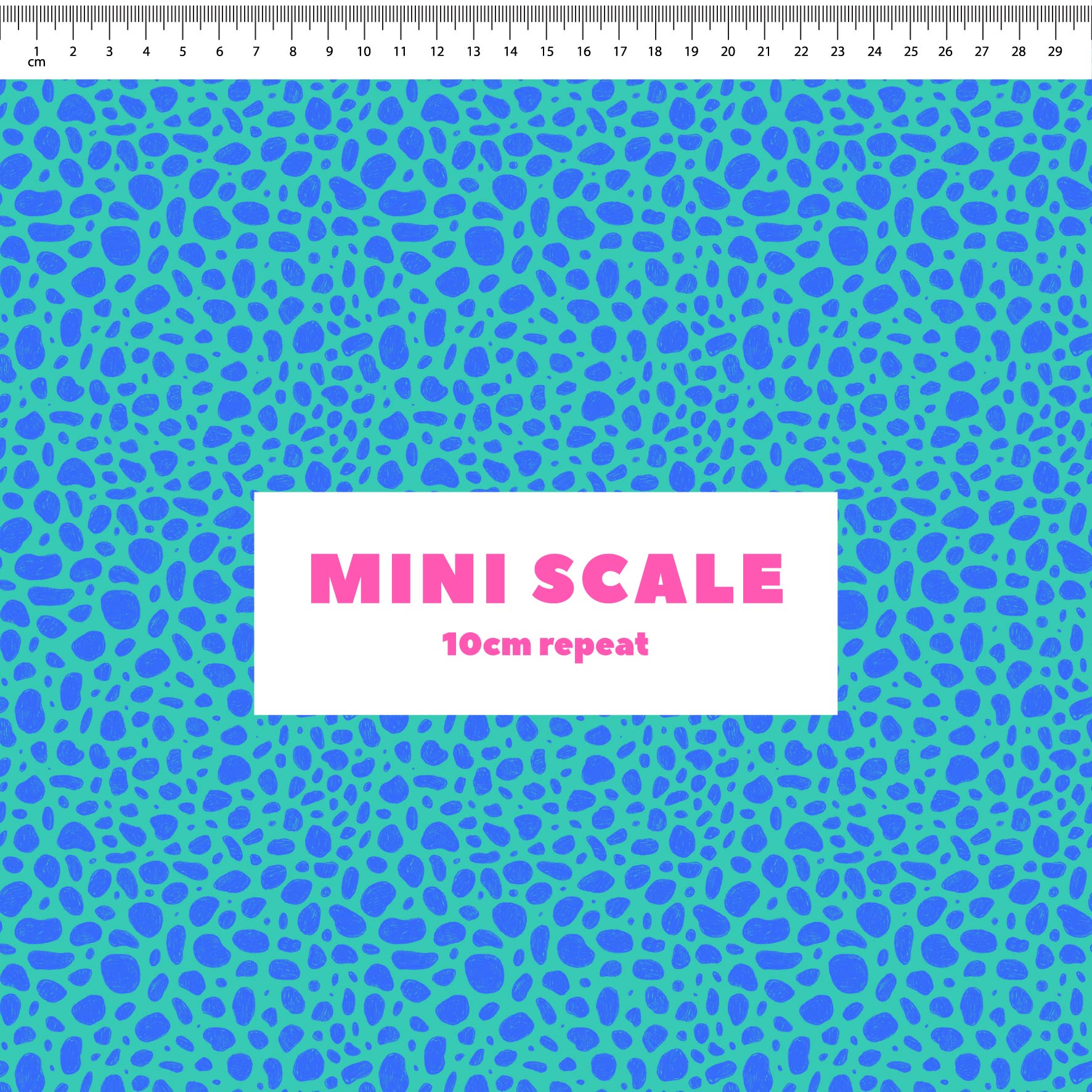 Preorder: Rock Pool (Blue on Teal)