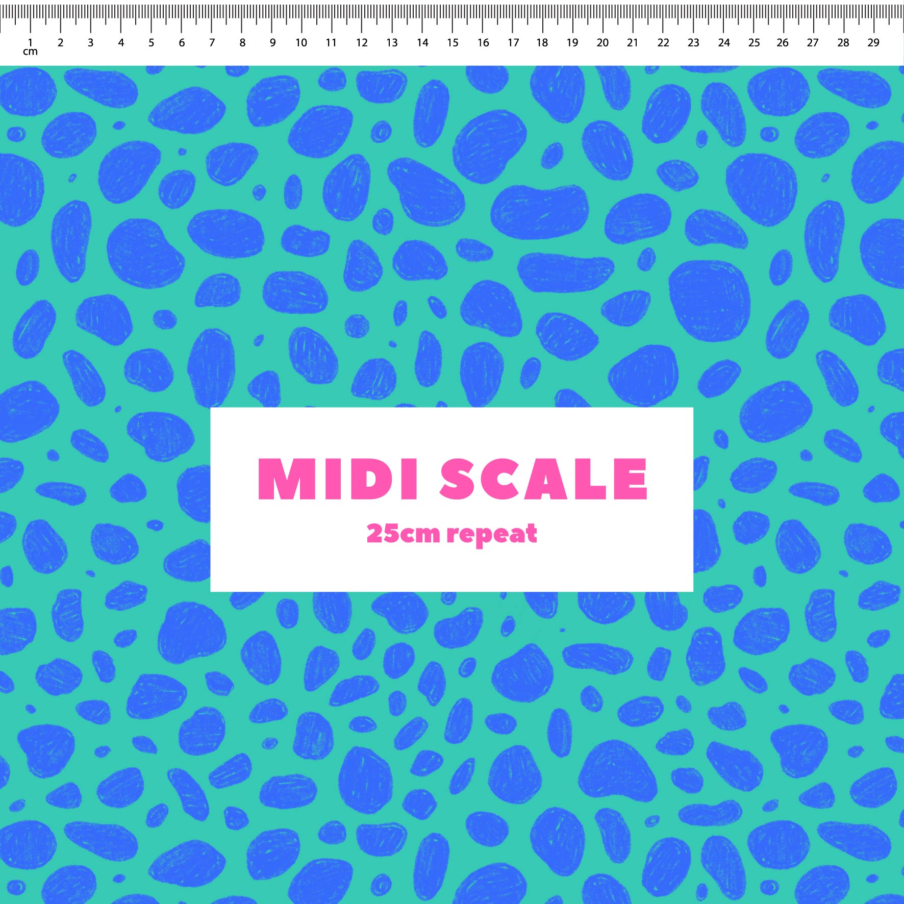 Preorder: Rock Pool (Blue on Teal)