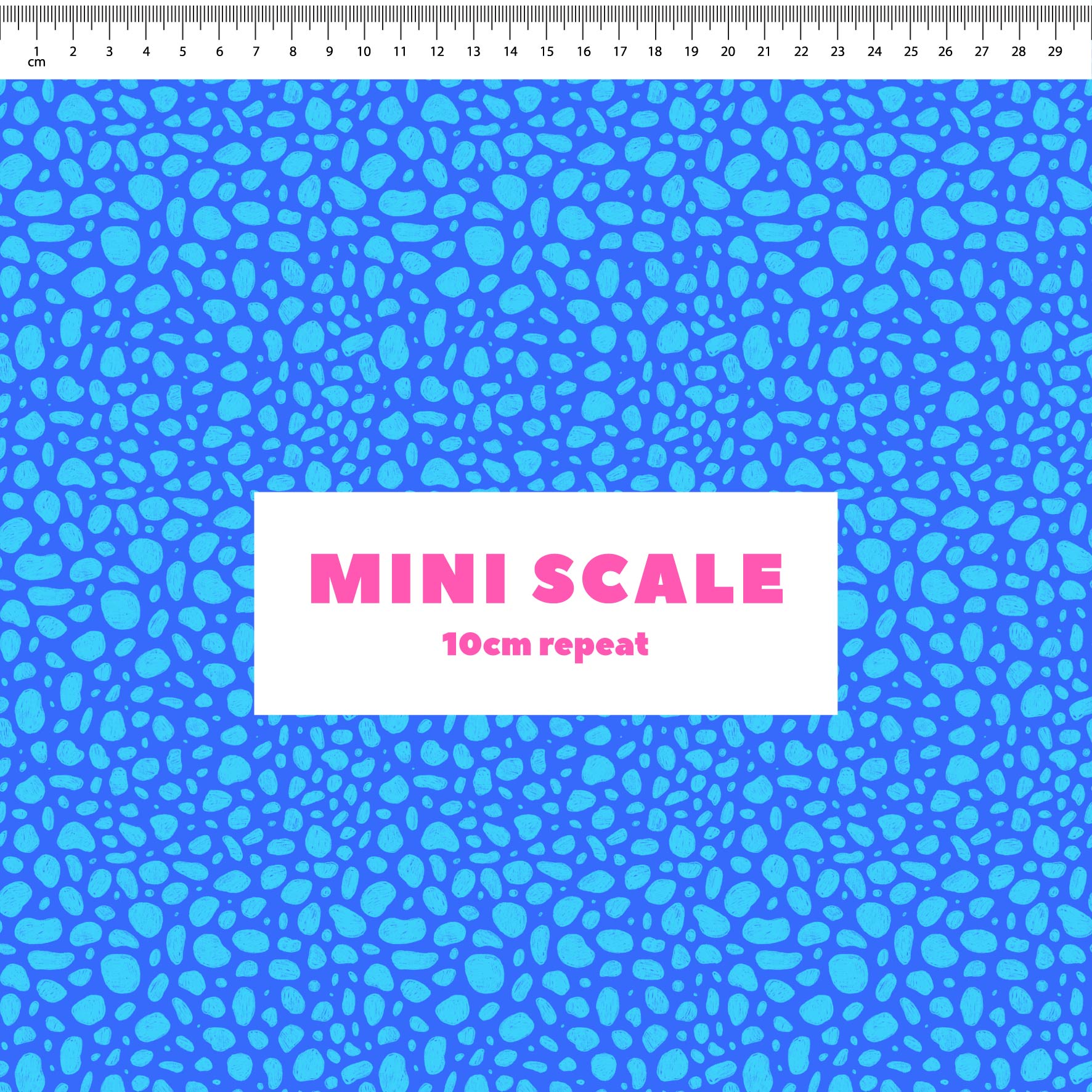 Preorder: Rock Pool (Light Blue on Blue)