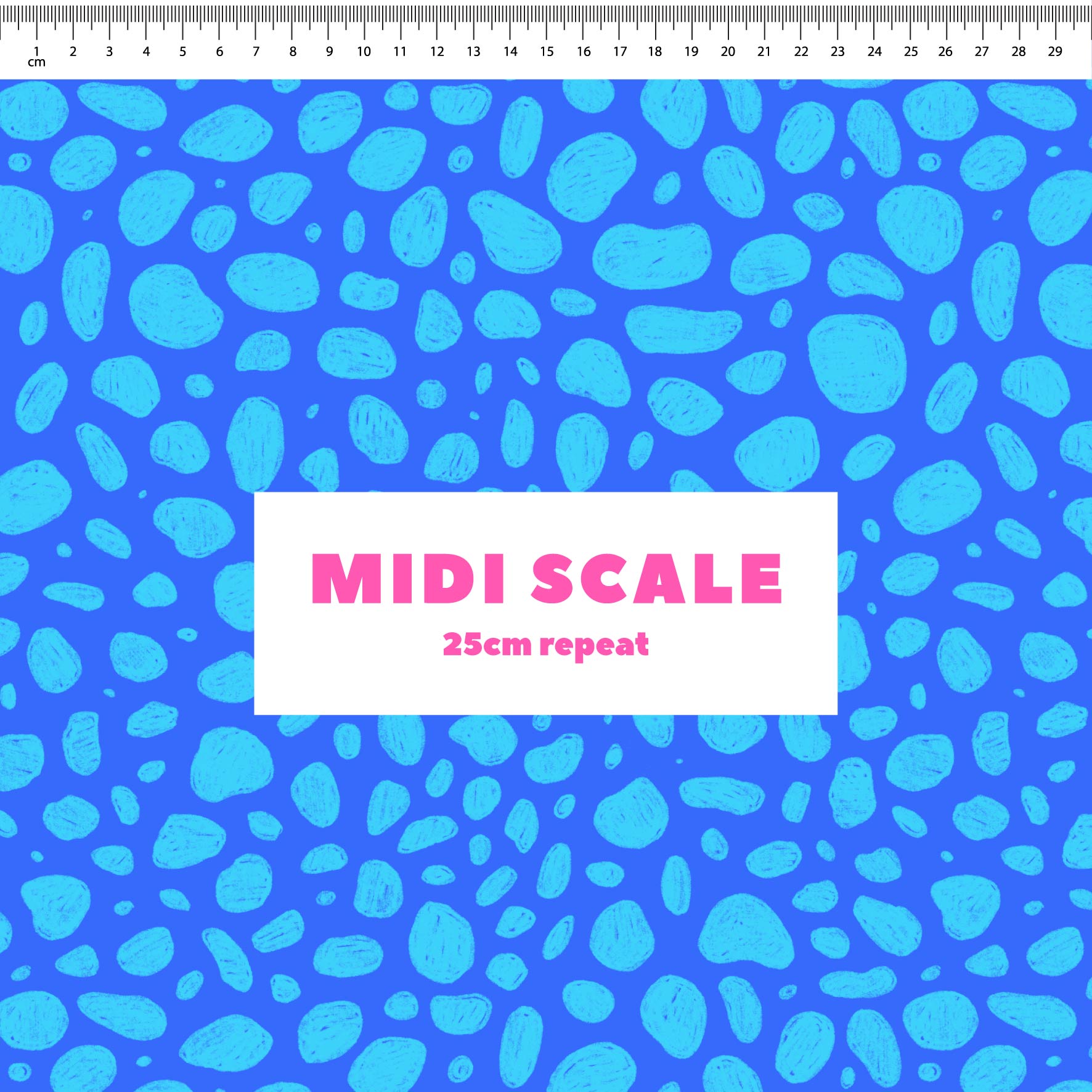 Preorder: Rock Pool (Light Blue on Blue)