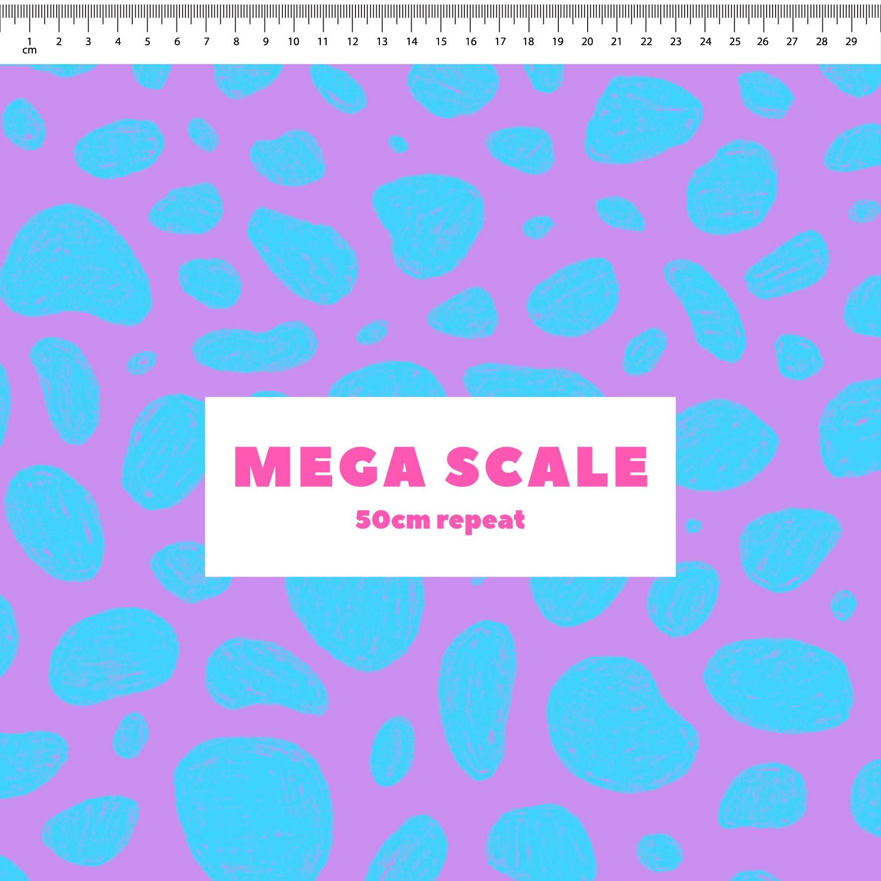 Preorder: Rock Pool (Light Blue on Purple)