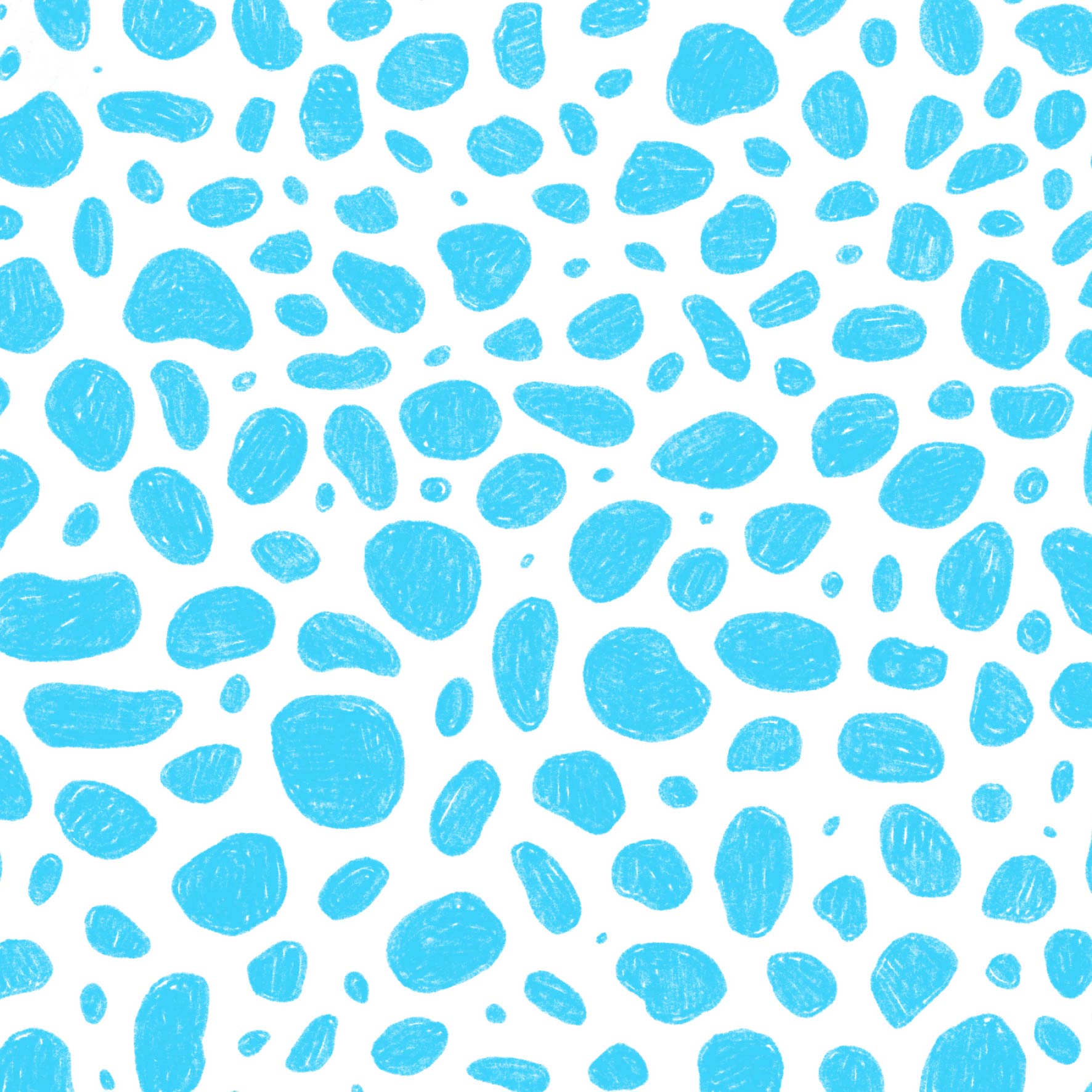 Preorder: Rock Pool (Light Blue on White)