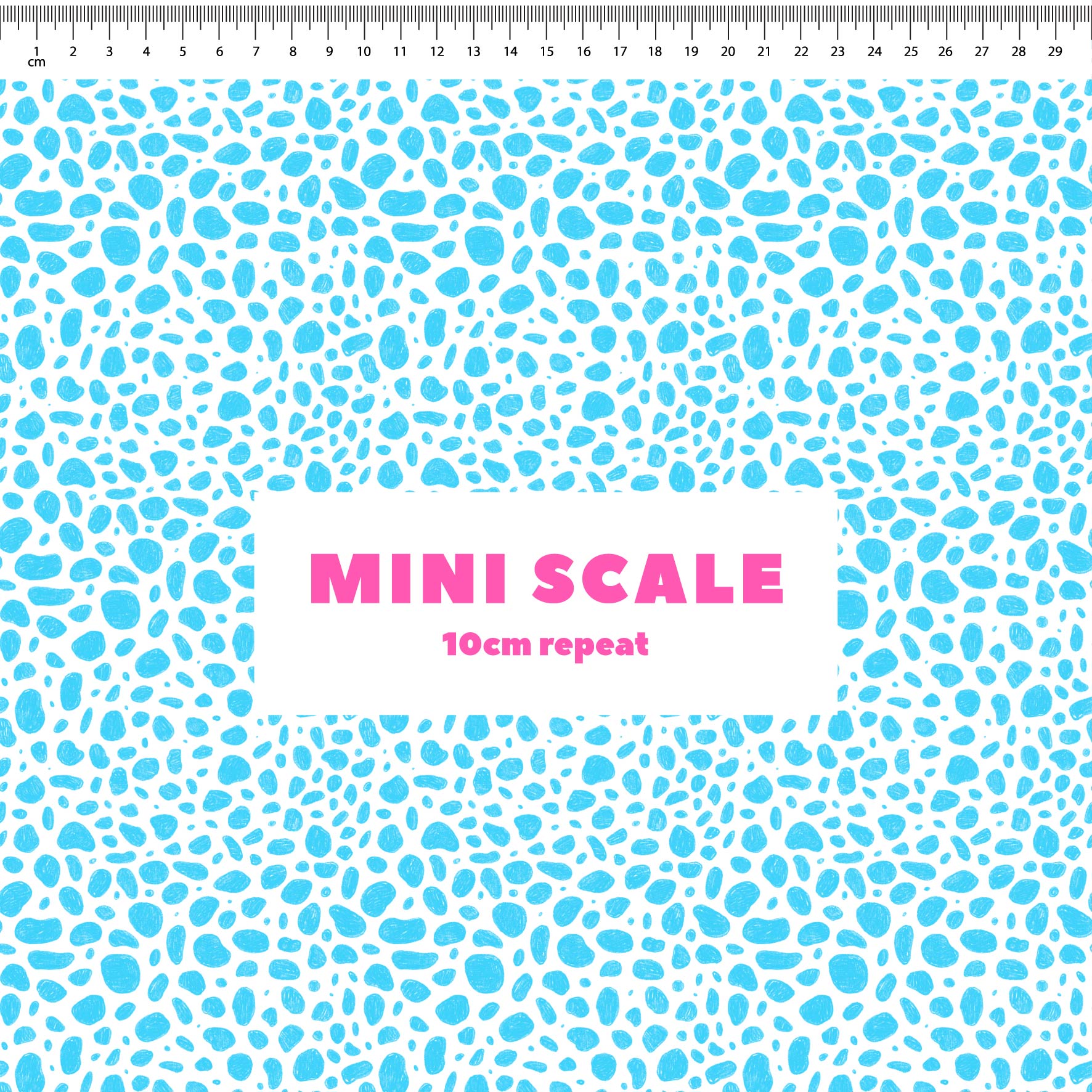 Preorder: Rock Pool (Light Blue on White)