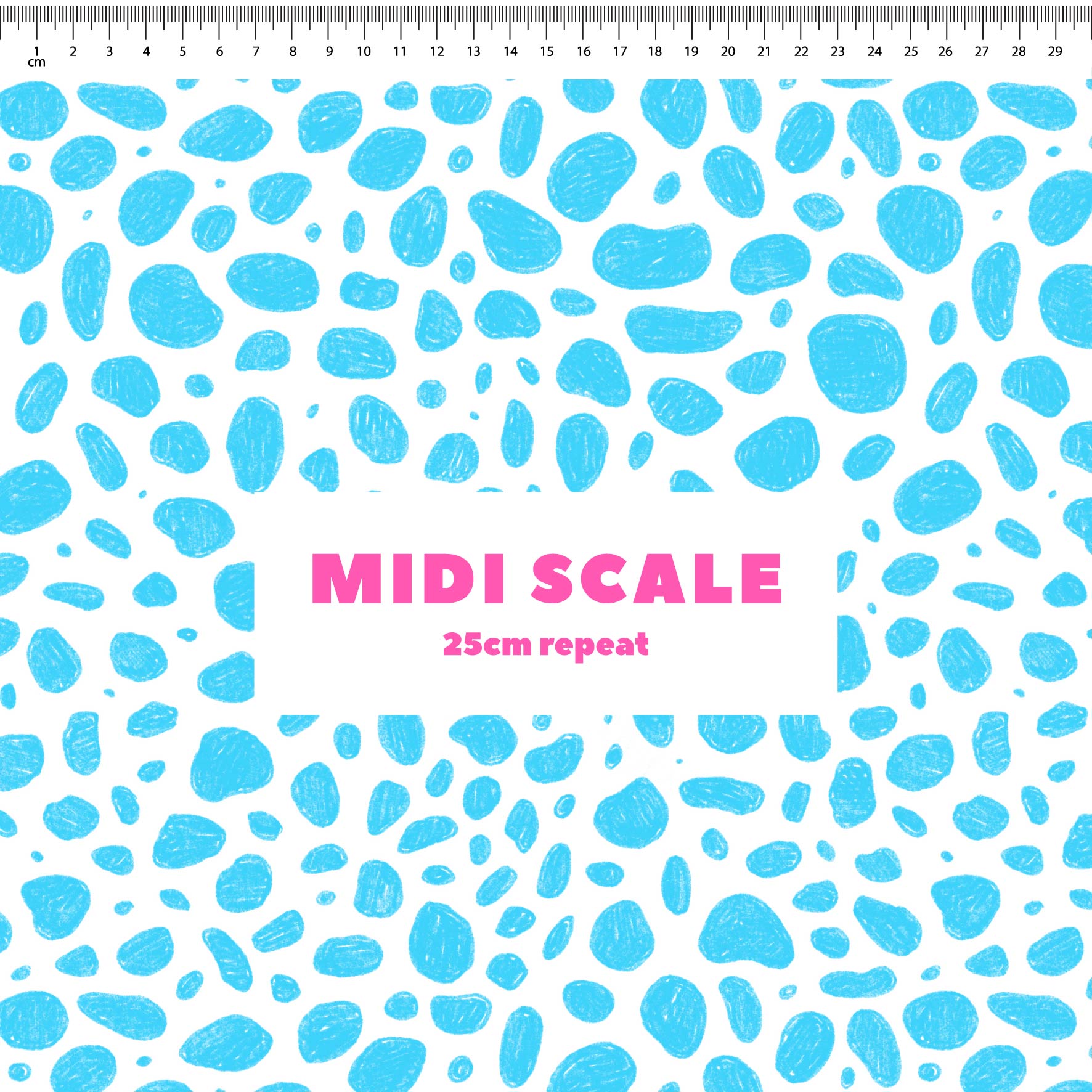 Preorder: Rock Pool (Light Blue on White)