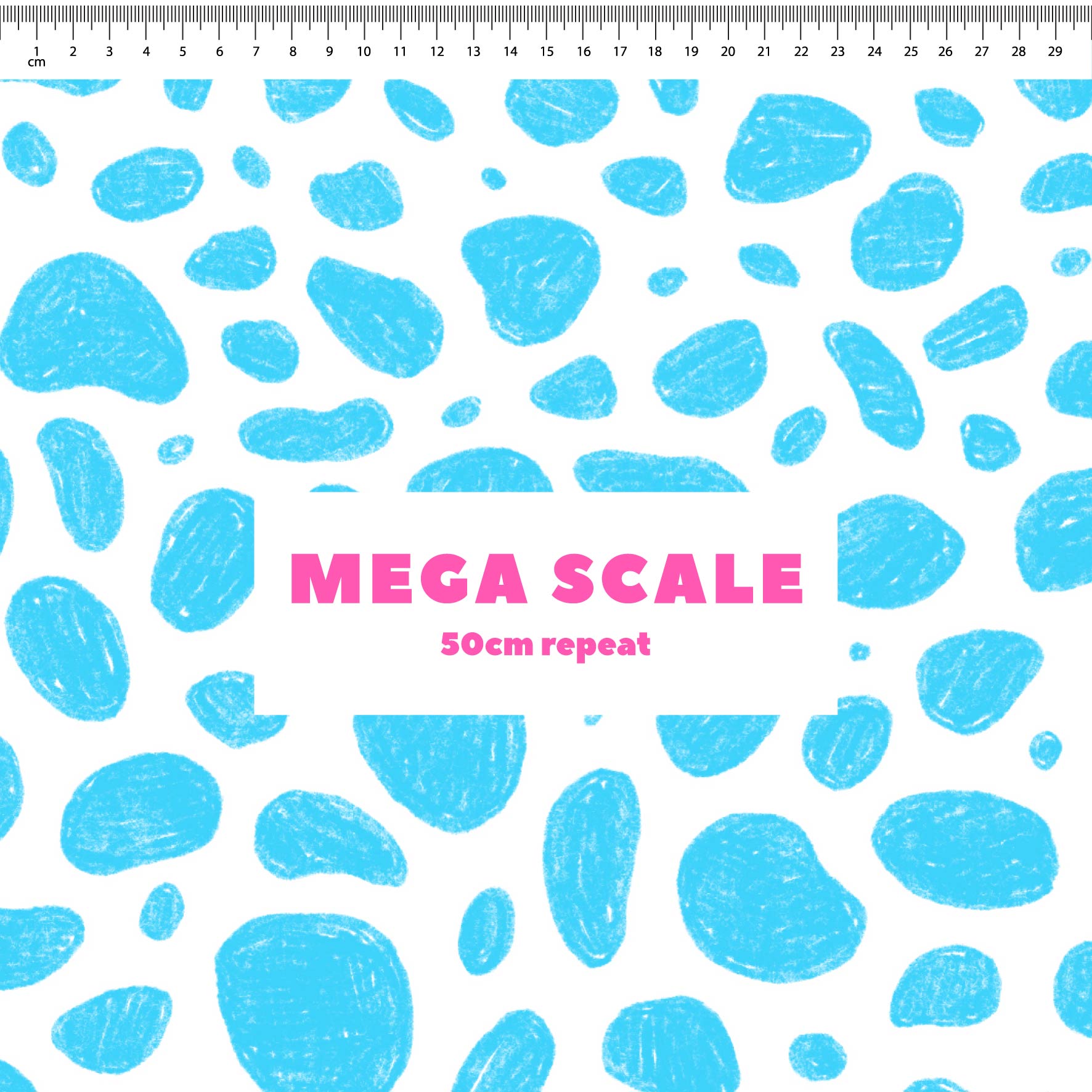 Preorder: Rock Pool (Light Blue on White)