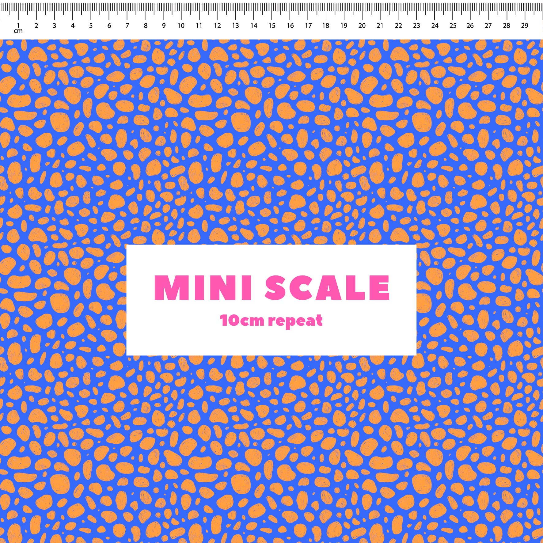 Preorder: Rock Pool (Orange on Blue)