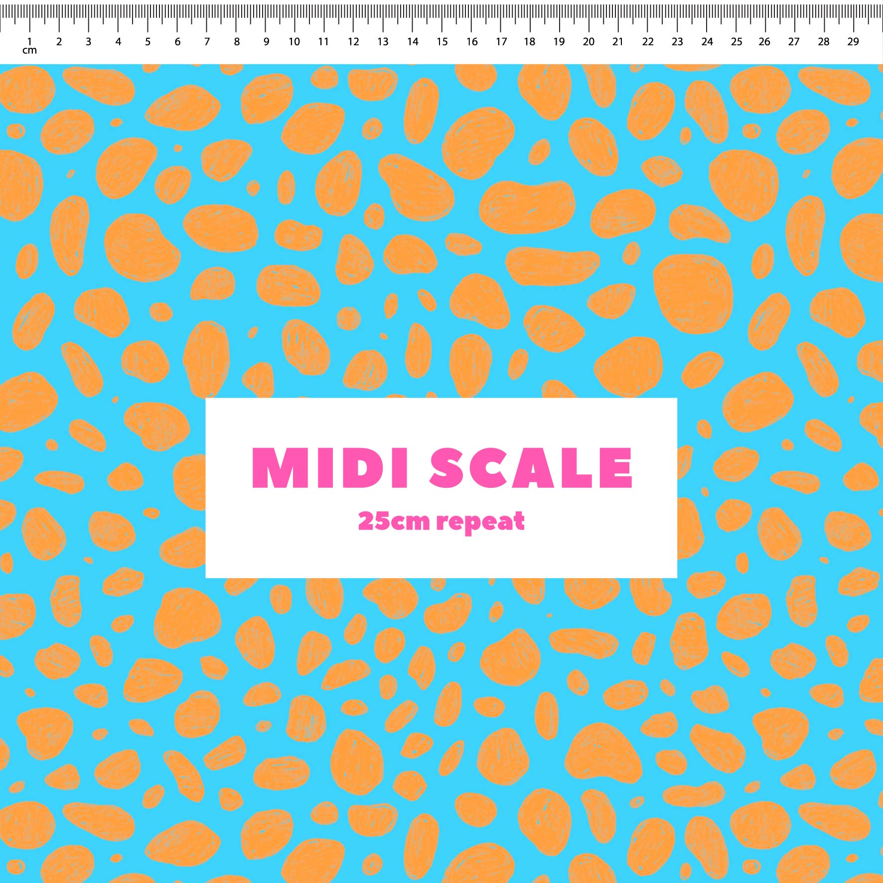 Preorder: Rock Pool (Orange on Light Blue)