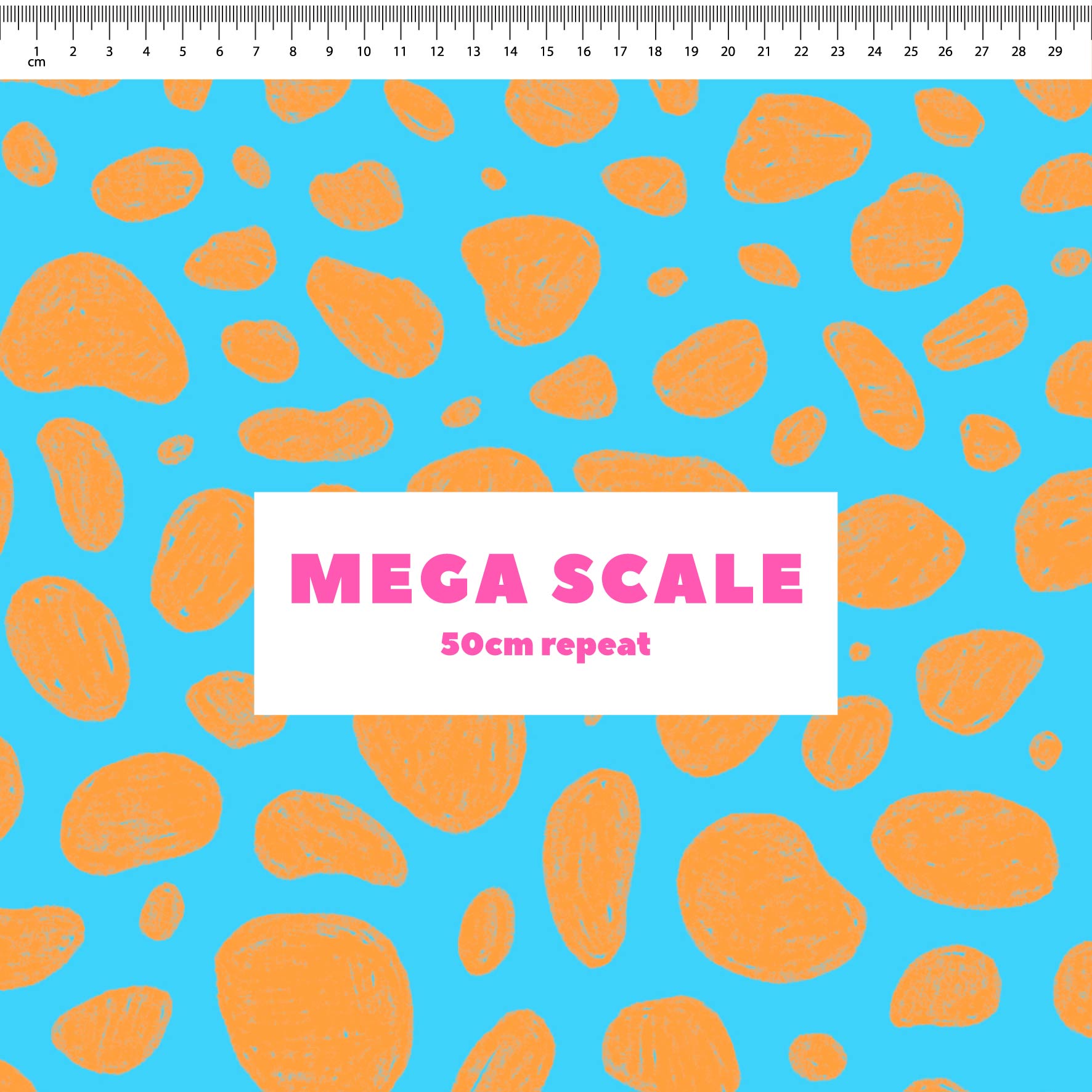 Preorder: Rock Pool (Orange on Light Blue)