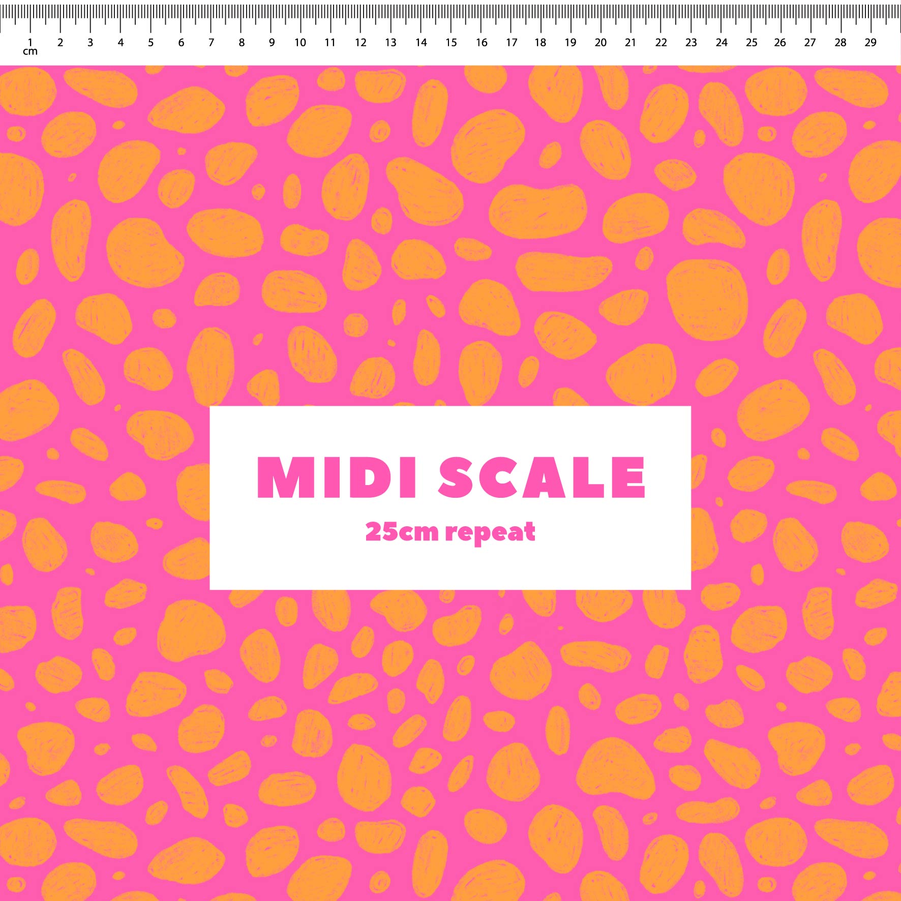 Preorder: Rock Pool (Orange on Pink)