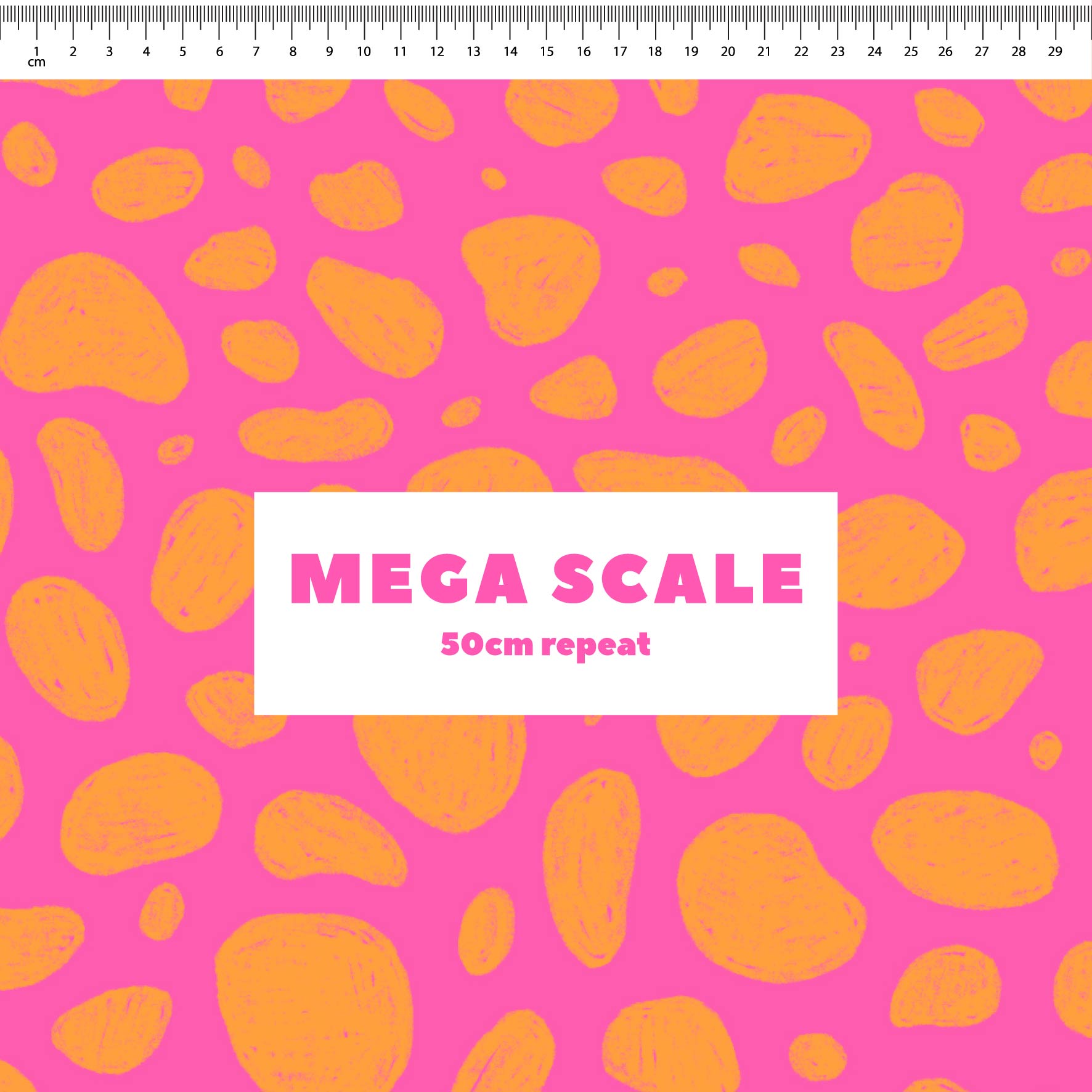 Preorder: Rock Pool (Orange on Pink)