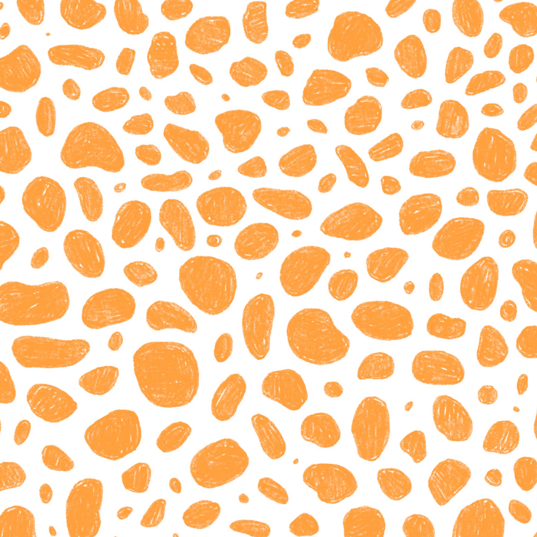 Preorder: Rock Pool (Orange on White)