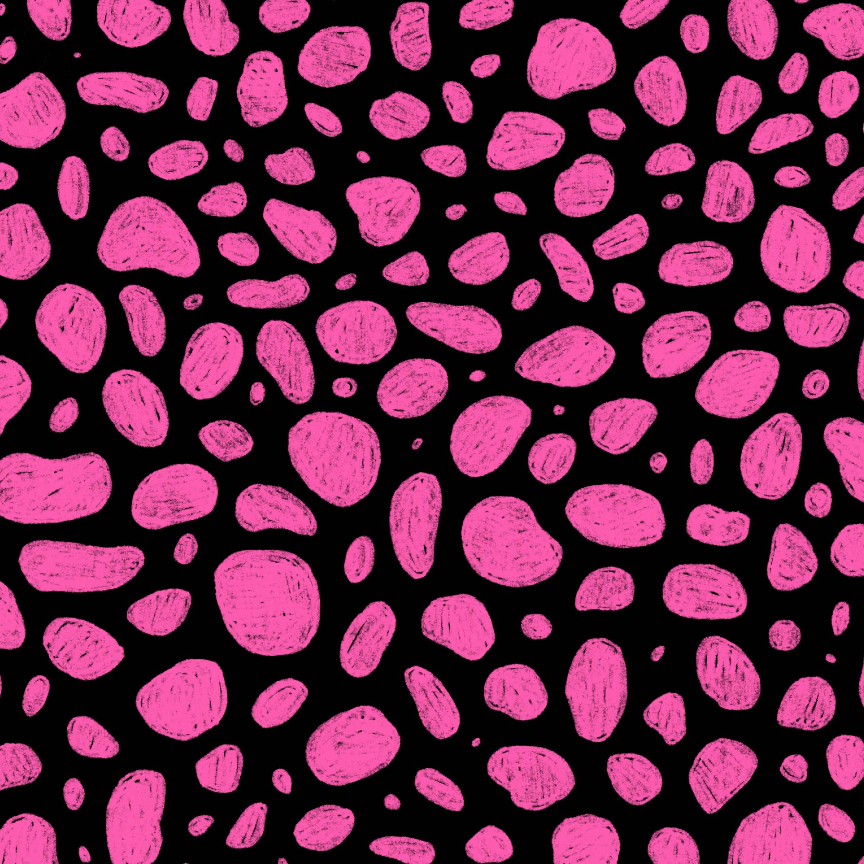 Preorder: Rock Pool (Pink on Black)