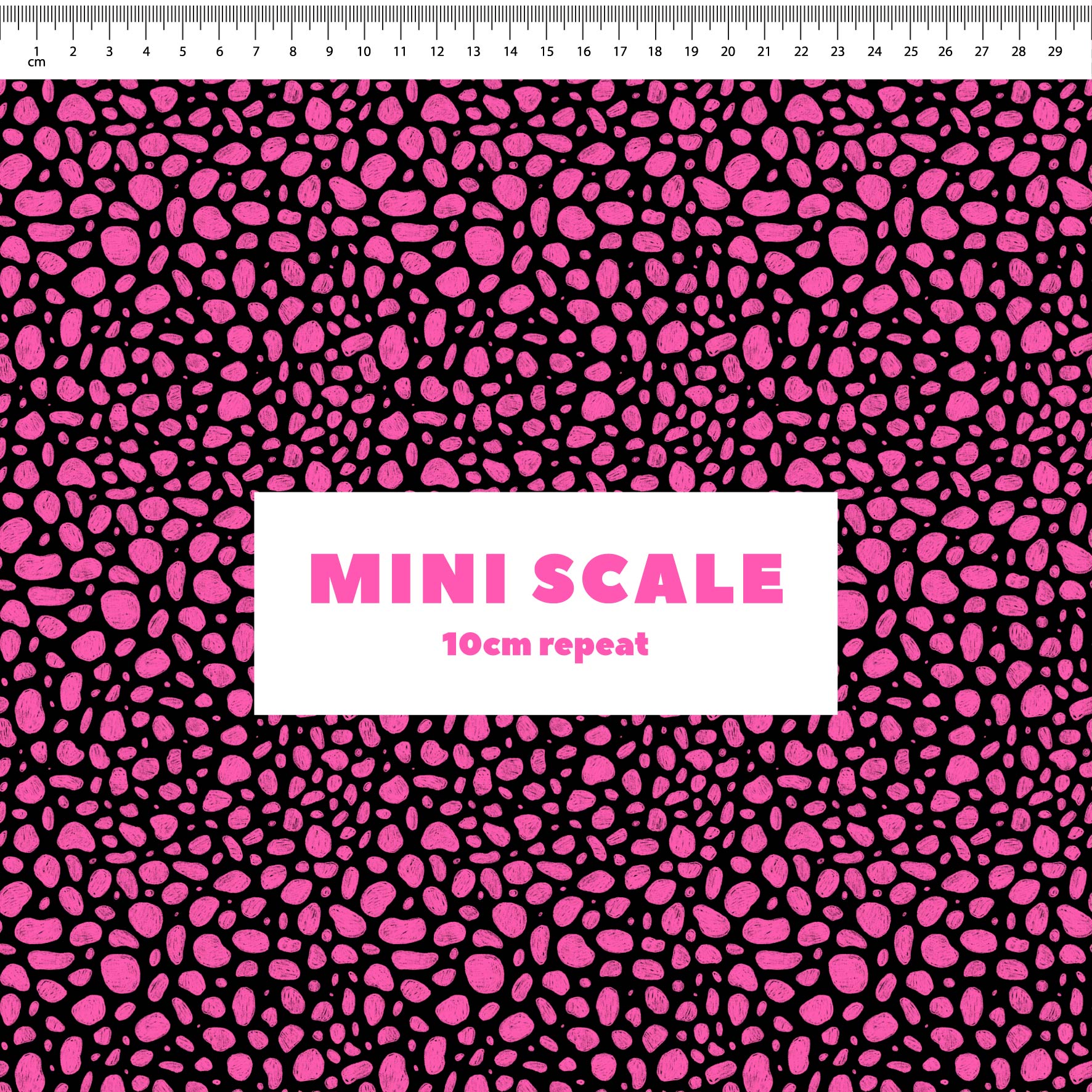 Preorder: Rock Pool (Pink on Black)