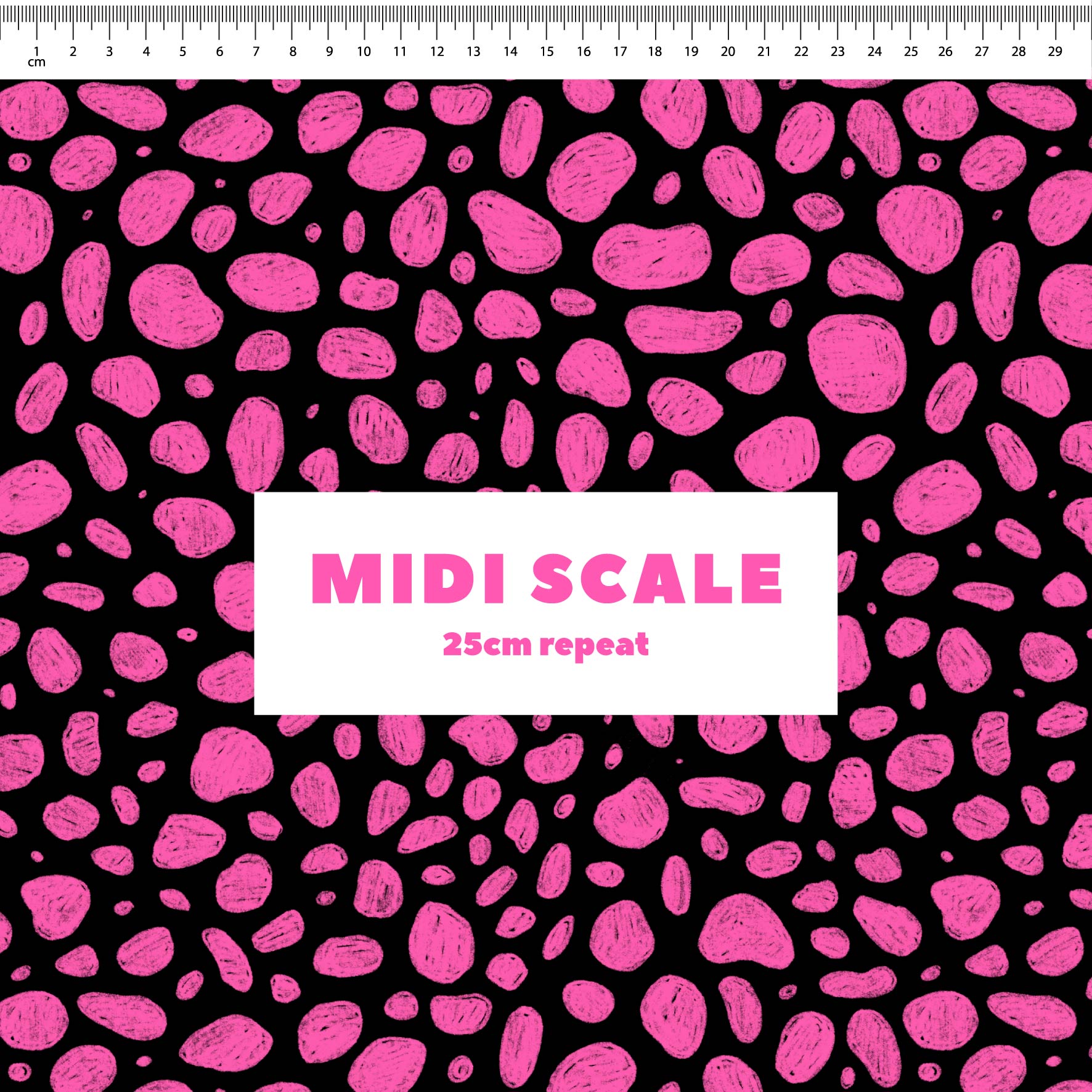 Preorder: Rock Pool (Pink on Black)