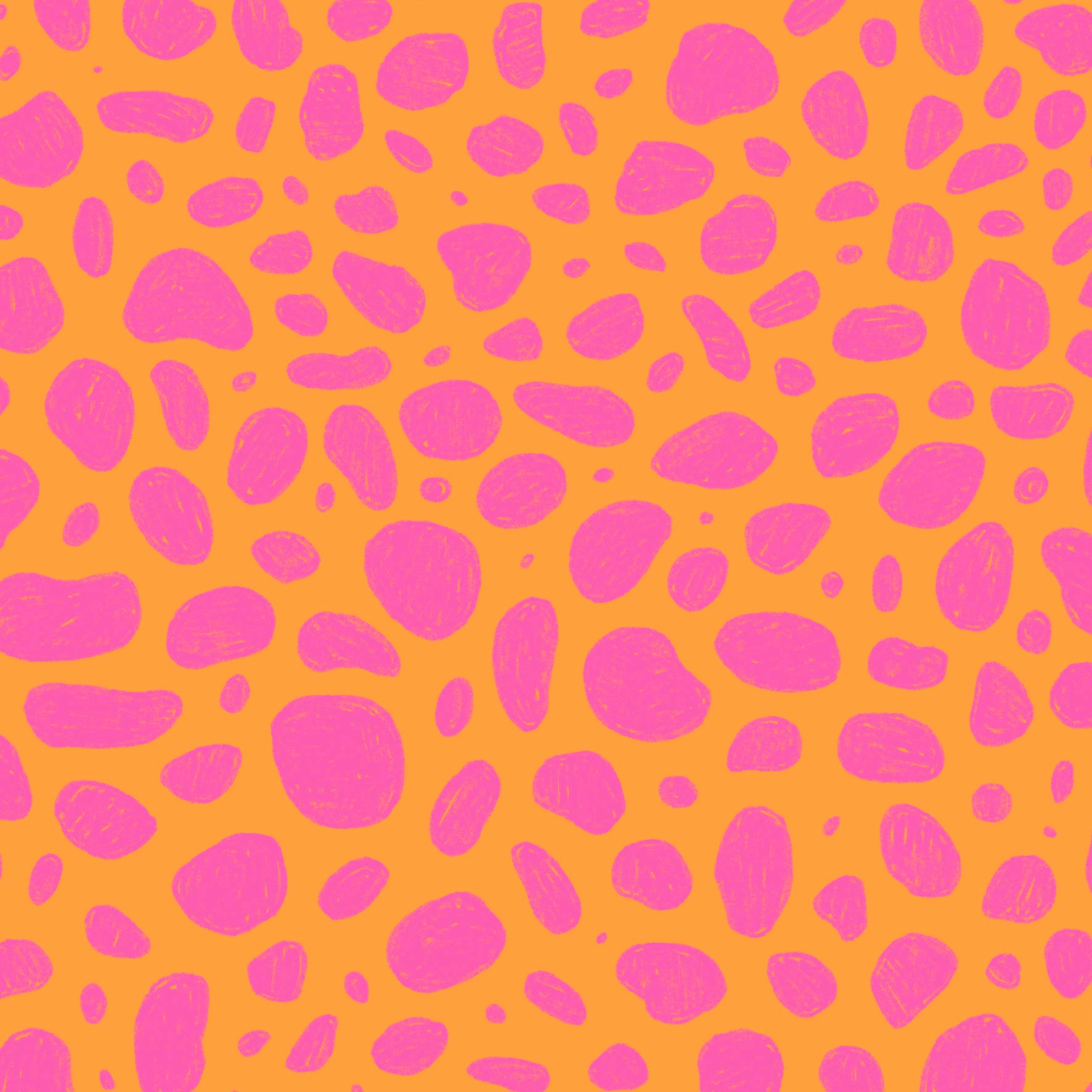 Preorder: Rock Pool (Pink on Orange)