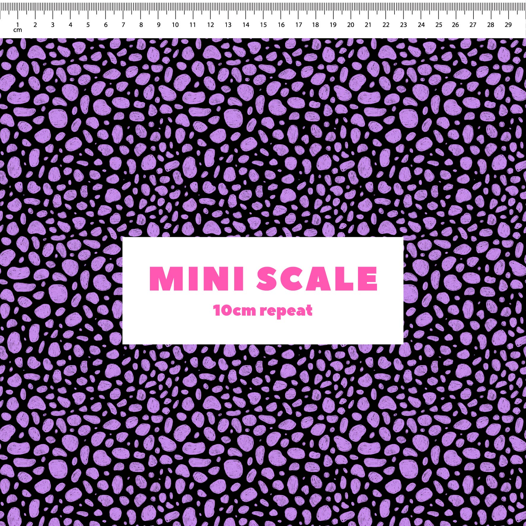 Preorder: Rock Pool (Purple on Black)