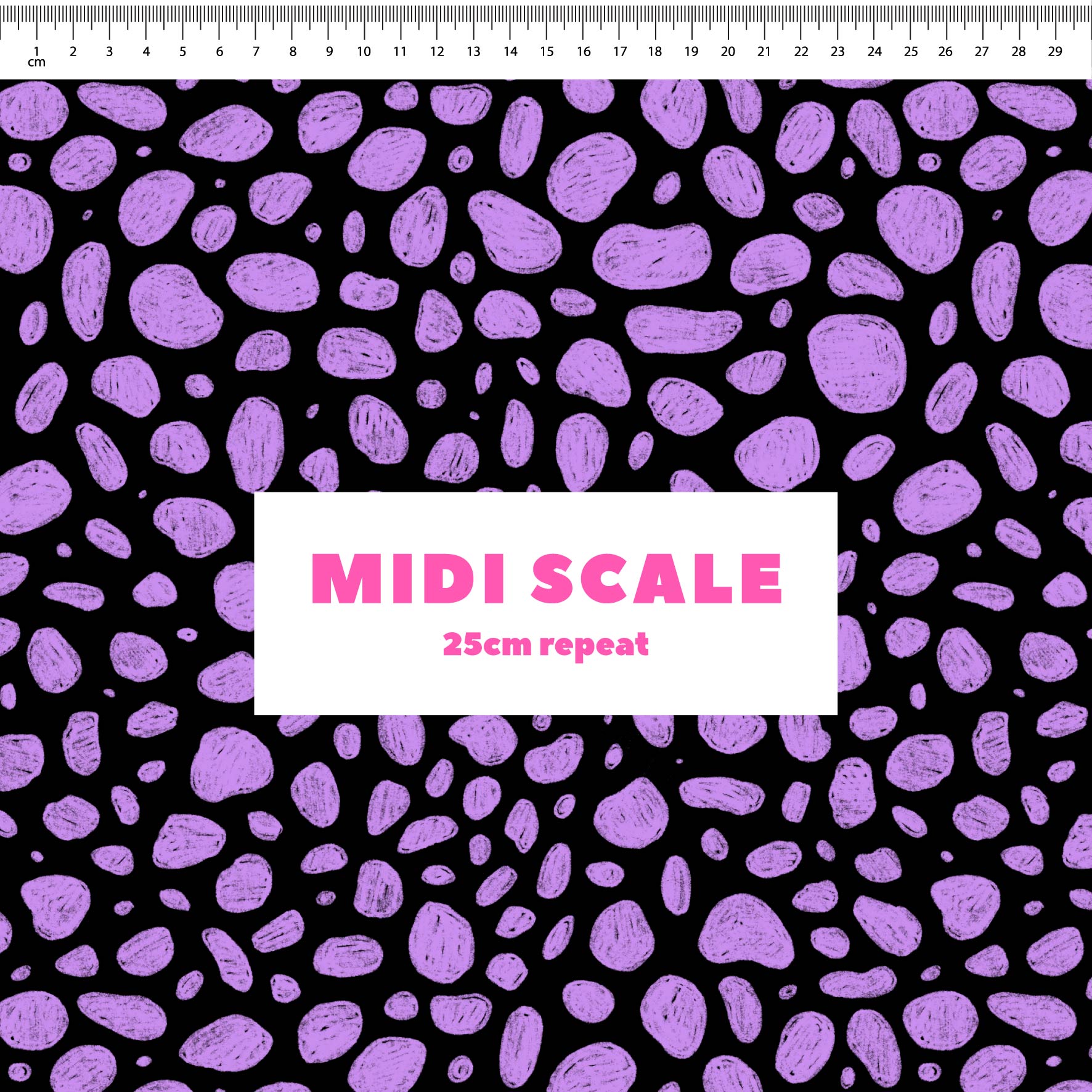 Preorder: Rock Pool (Purple on Black)