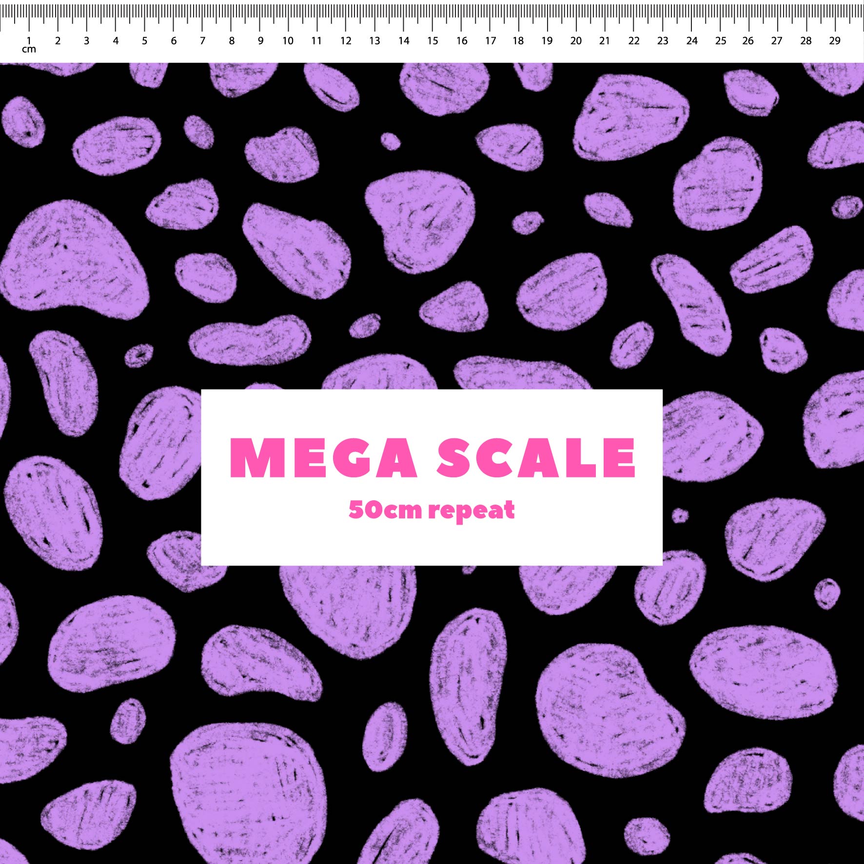 Preorder: Rock Pool (Purple on Black)