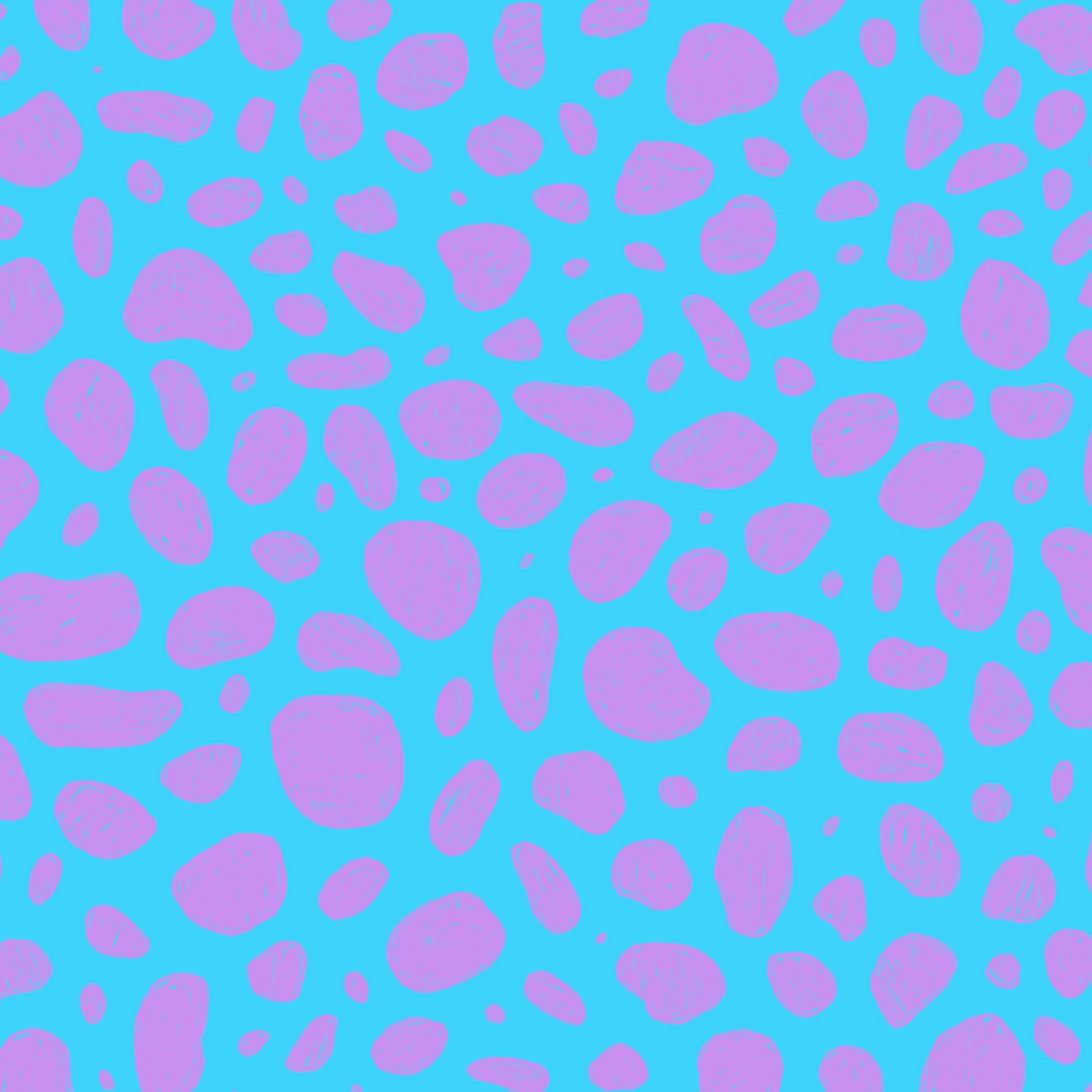 Preorder: Rock Pool (Purple on Light Blue)