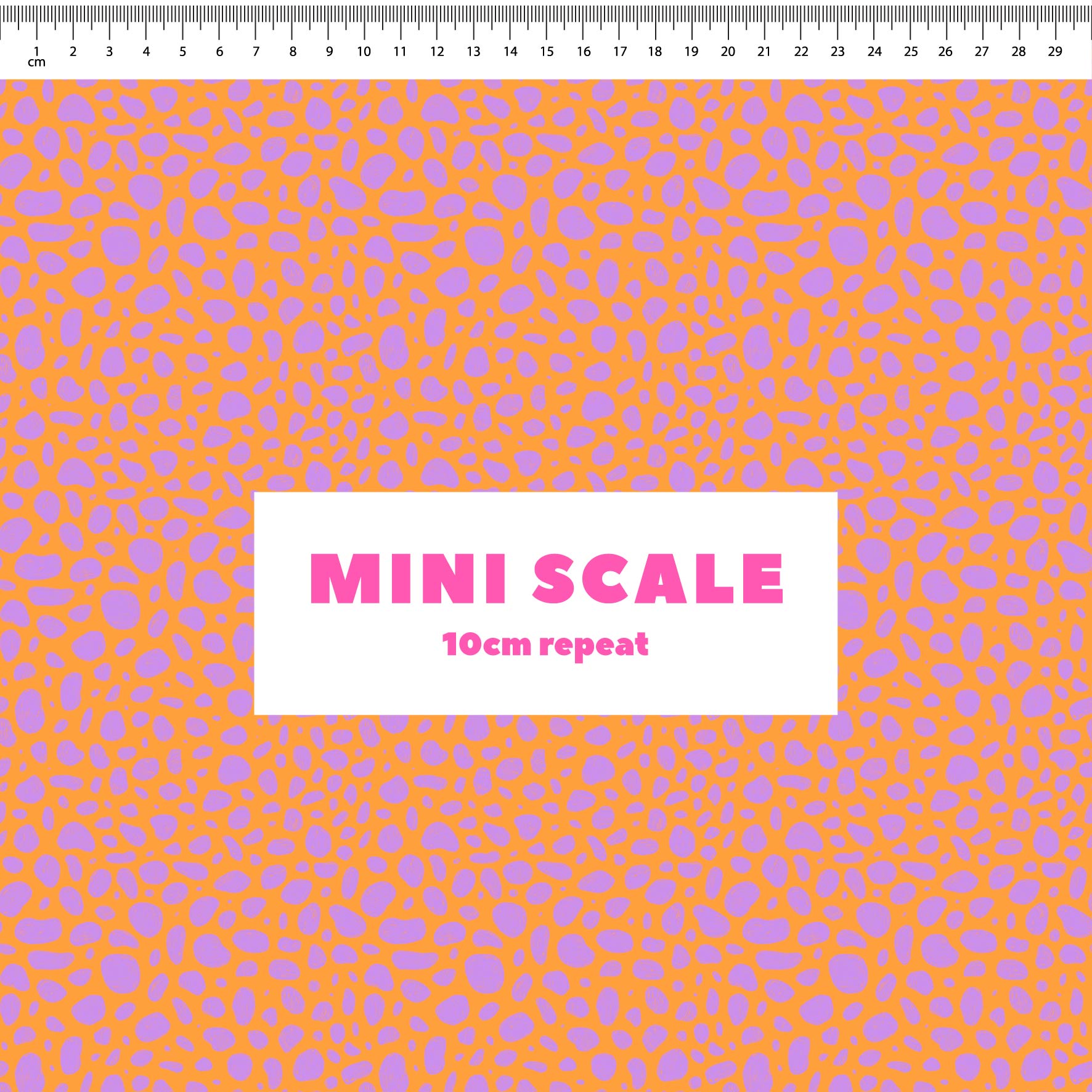 Preorder: Rock Pool (Purple on Orange)