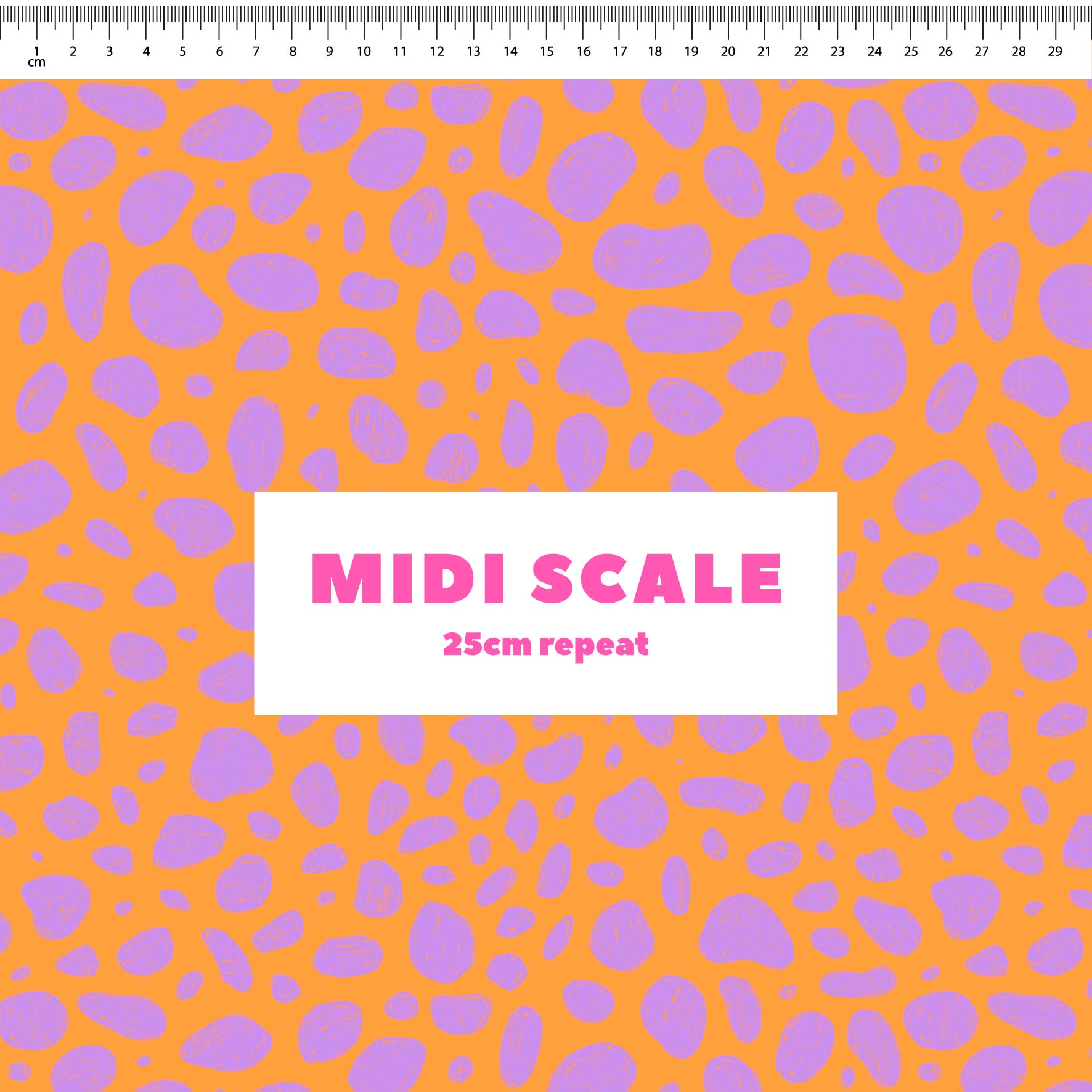 Preorder: Rock Pool (Purple on Orange)