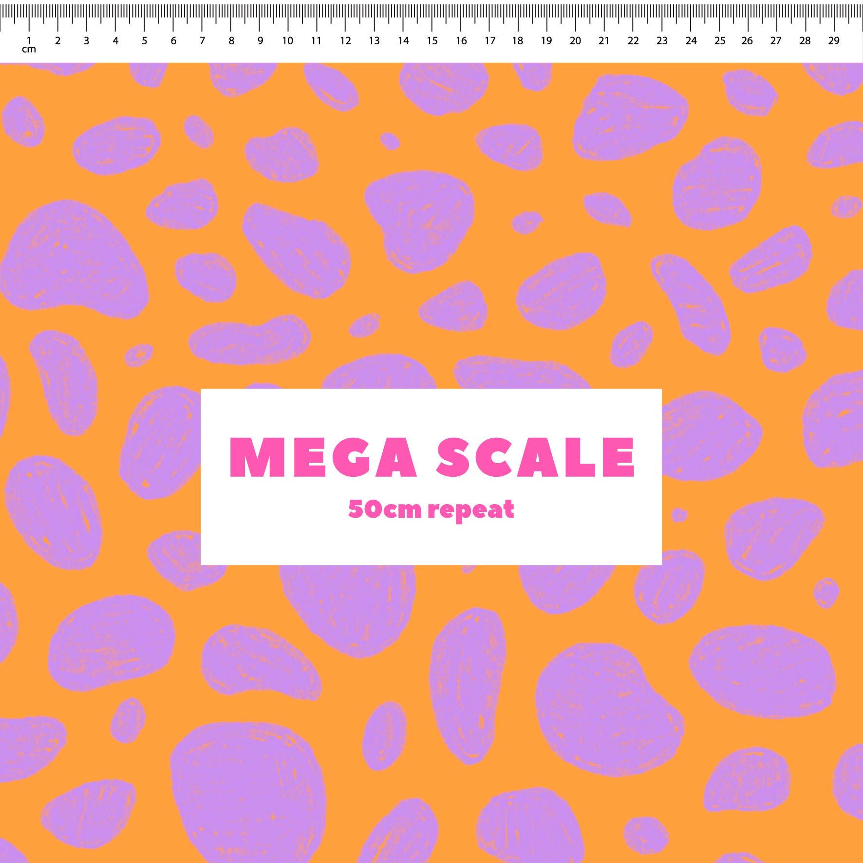 Preorder: Rock Pool (Purple on Orange)