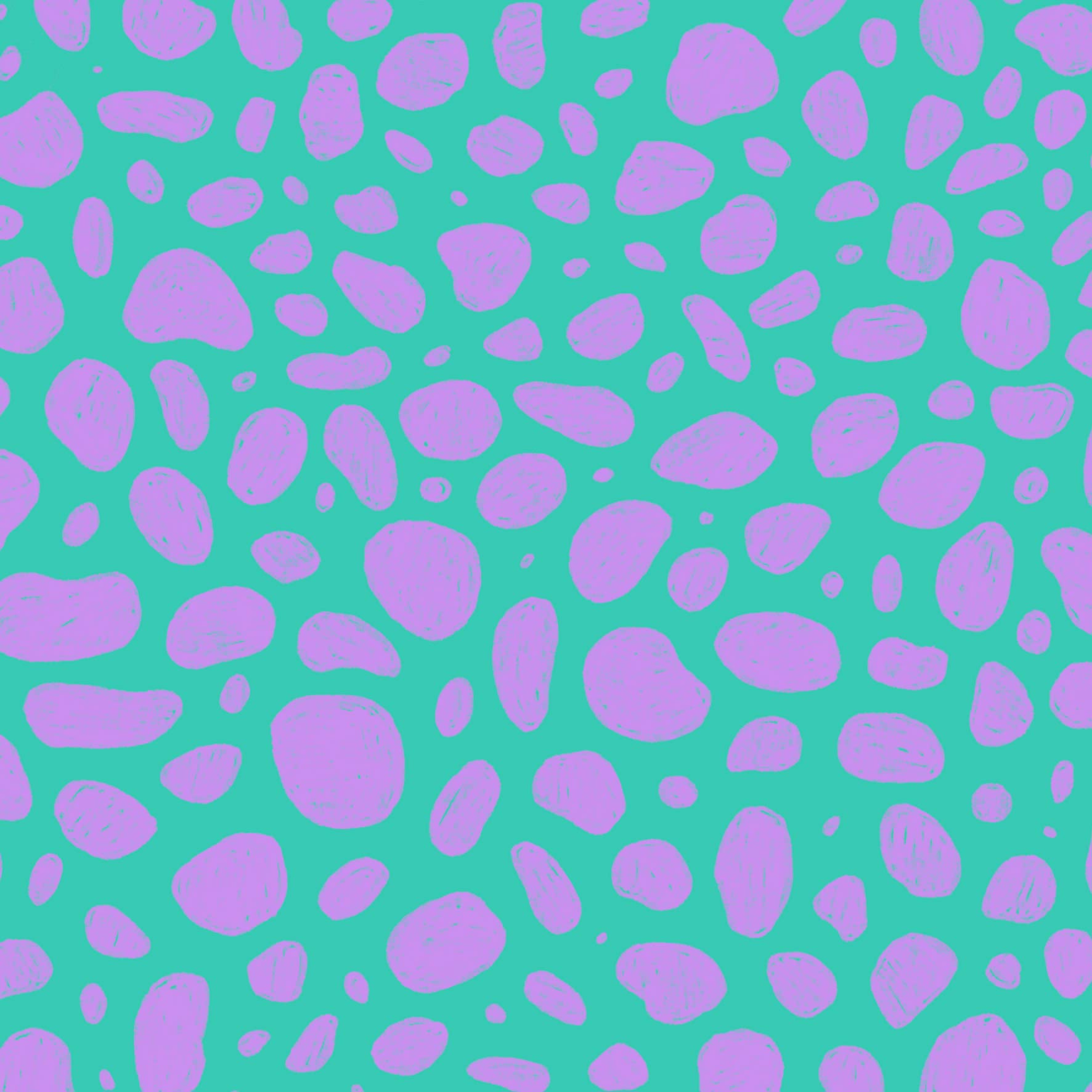 Preorder: Rock Pool (Purple on Teal)