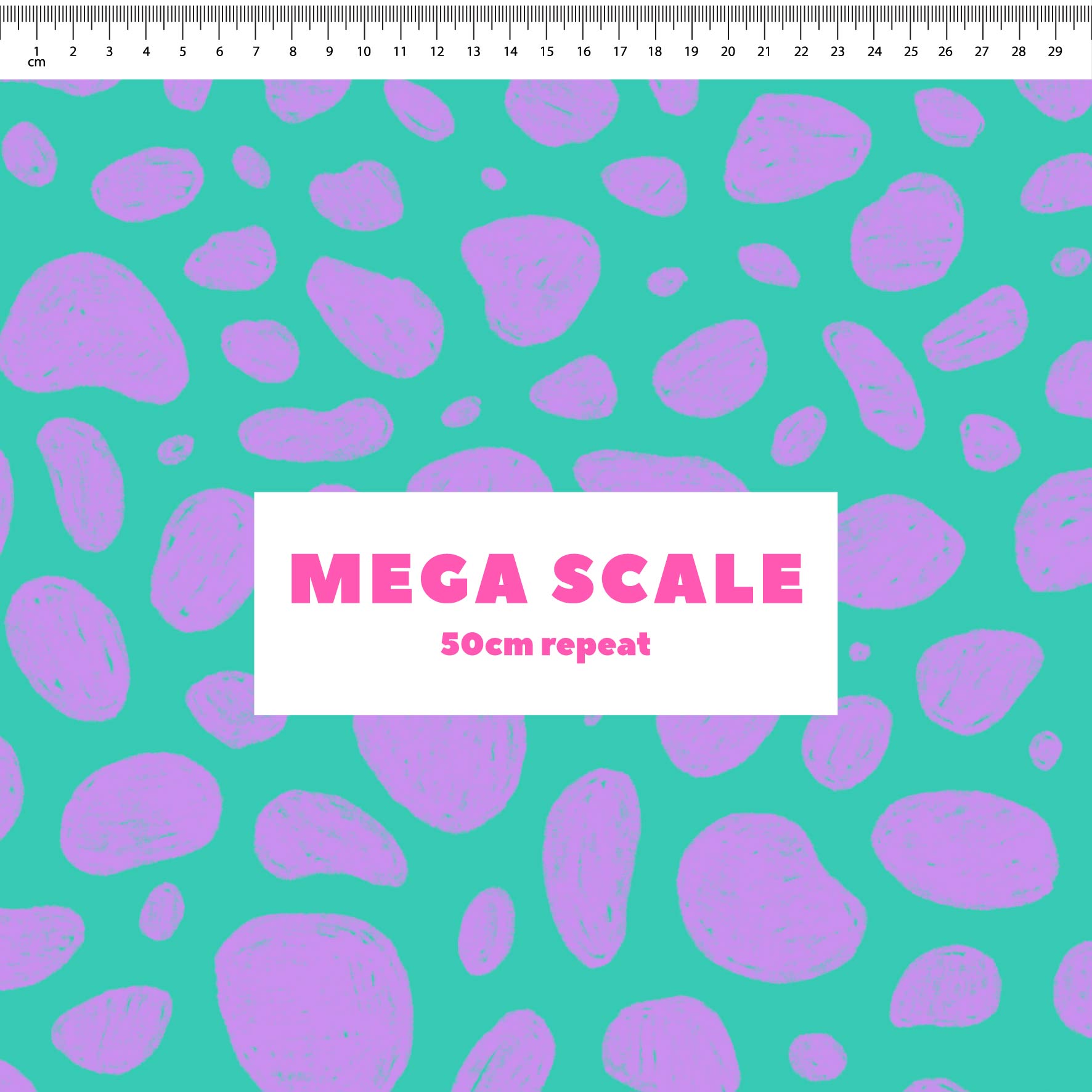 Preorder: Rock Pool (Purple on Teal)