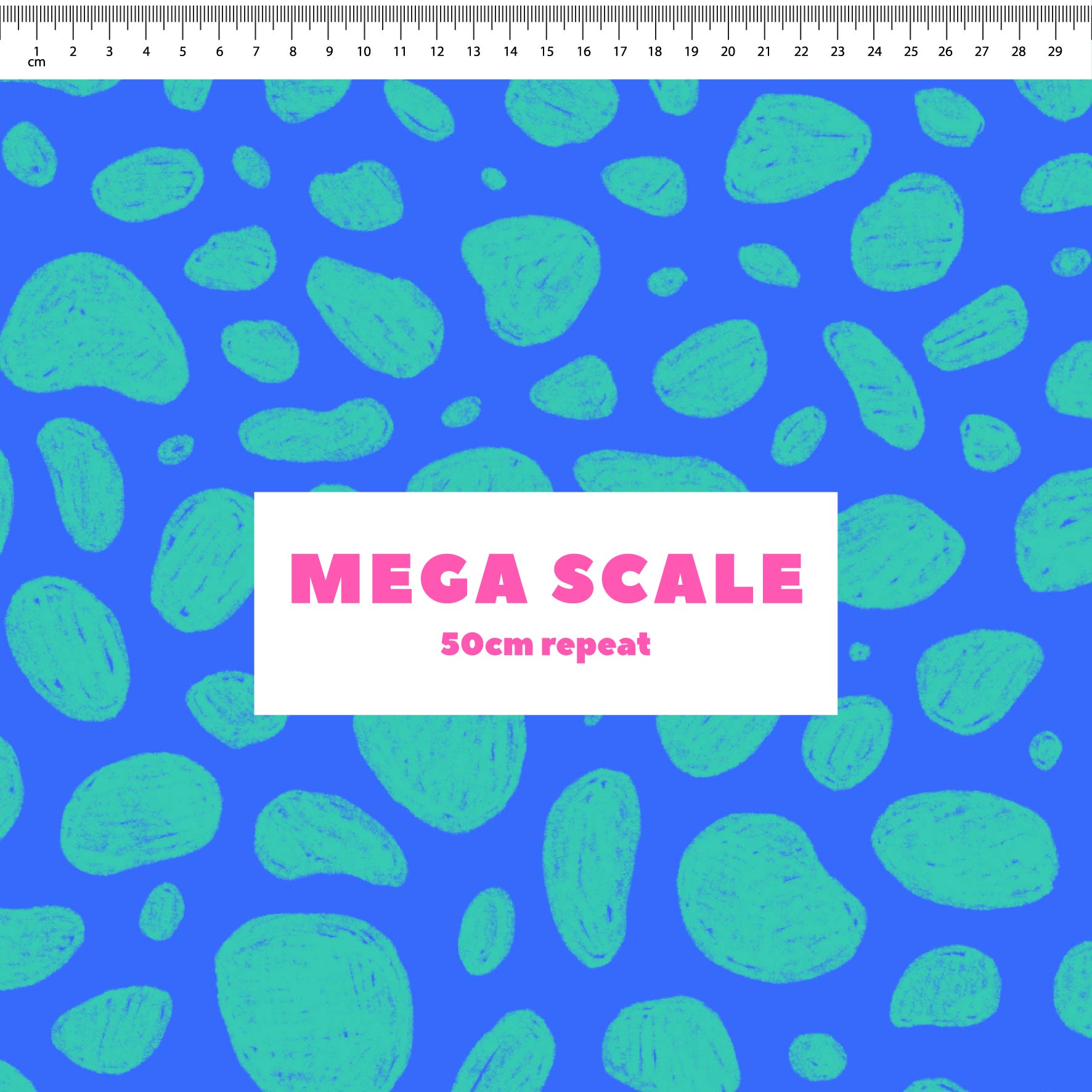 Preorder: Rock Pool (Teal on Blue)