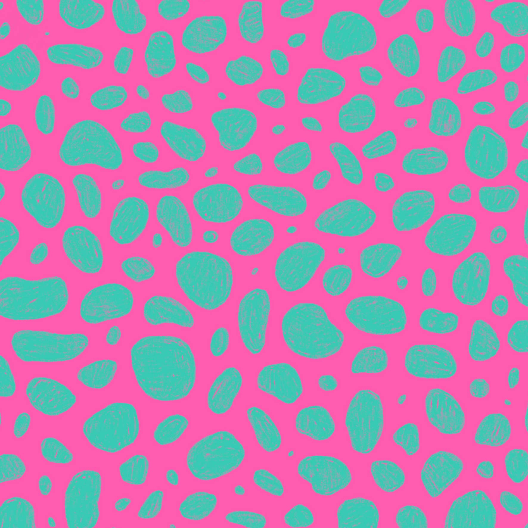 Preorder: Rock Pool (Teal on Pink)