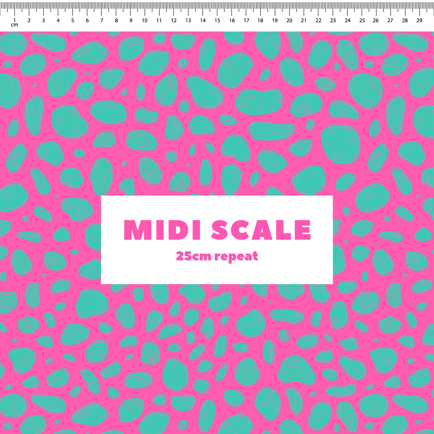 Preorder: Rock Pool (Teal on Pink)