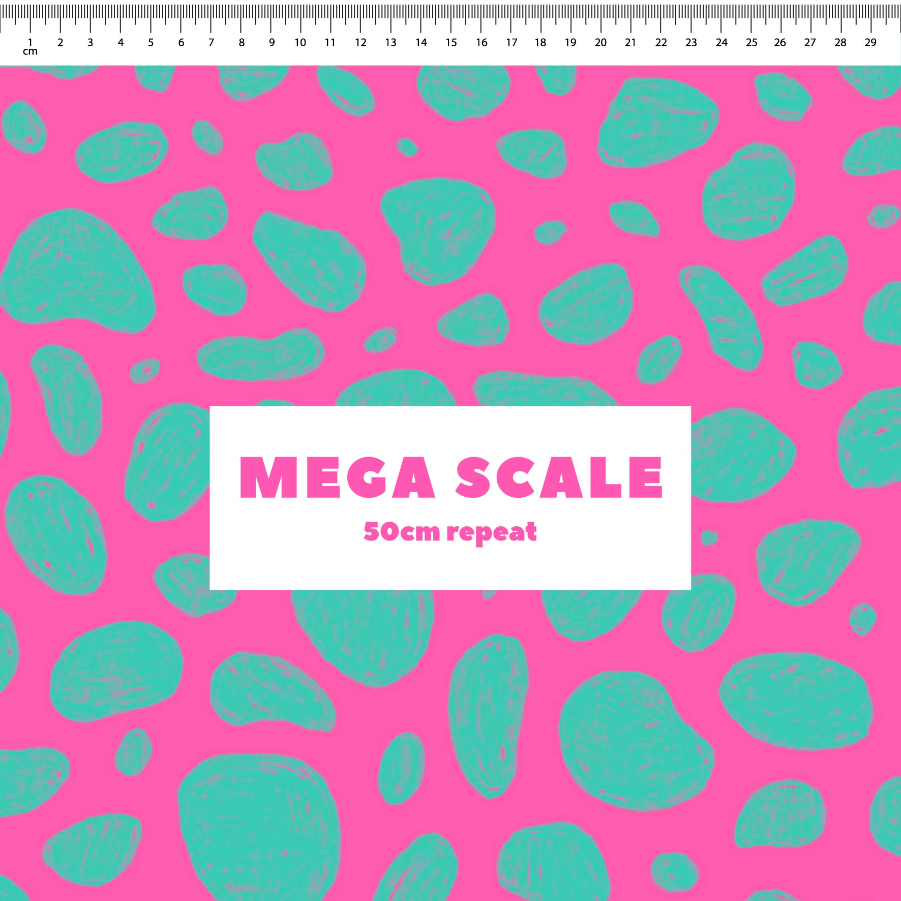 Preorder: Rock Pool (Teal on Pink)