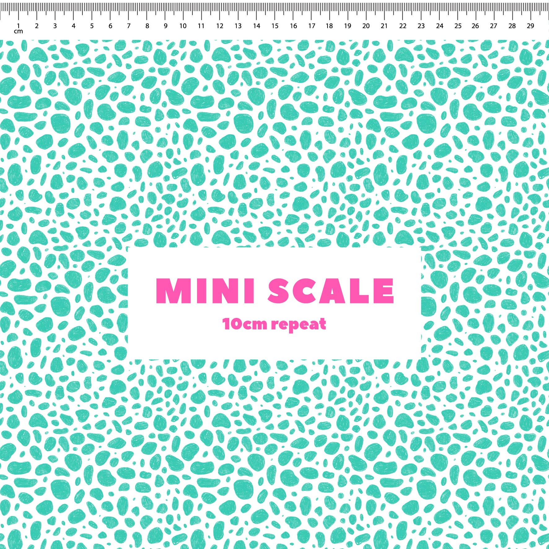 Preorder: Rock Pool (Teal on White)