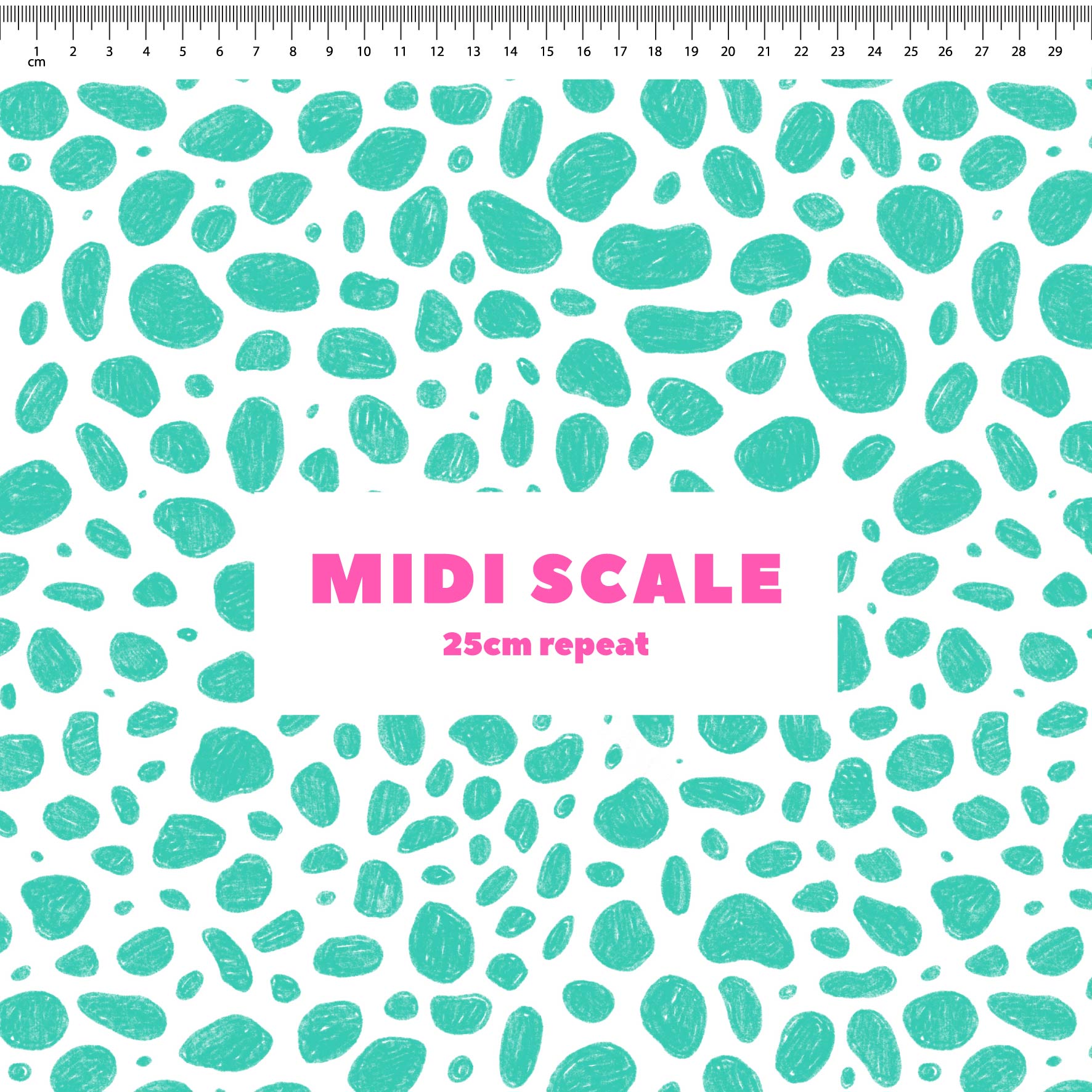 Preorder: Rock Pool (Teal on White)